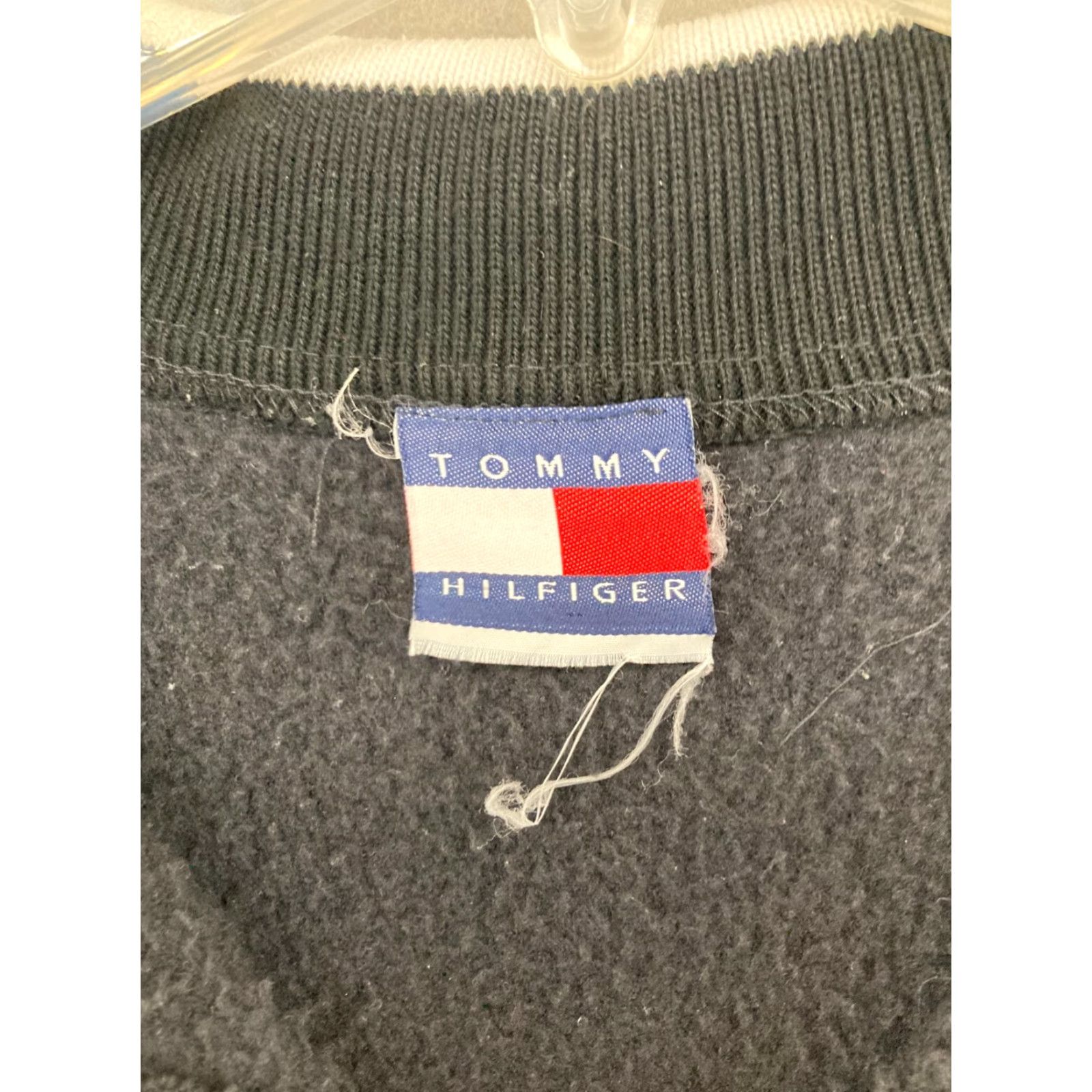 Tommy Hilfiger VINTAGE Tommy Hilfiger Mens Shirt Large Black 1/4 Zip USA Made Size US L / EU 52-54 / 3 - 6 Thumbnail