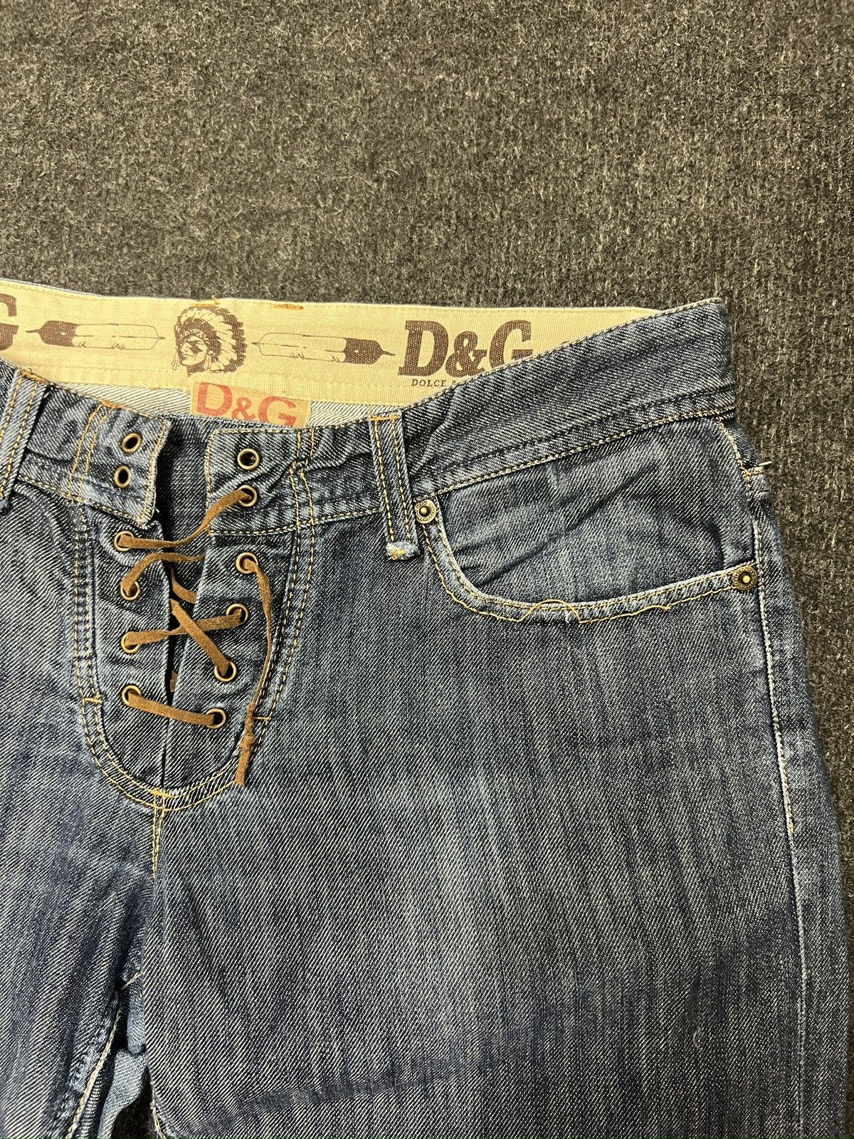 Dolce & Gabbana × Japanese Brand × Vintage Dolce & Gabbana slim cowboy drip jeans size 33 Size US 33 - 3 Thumbnail