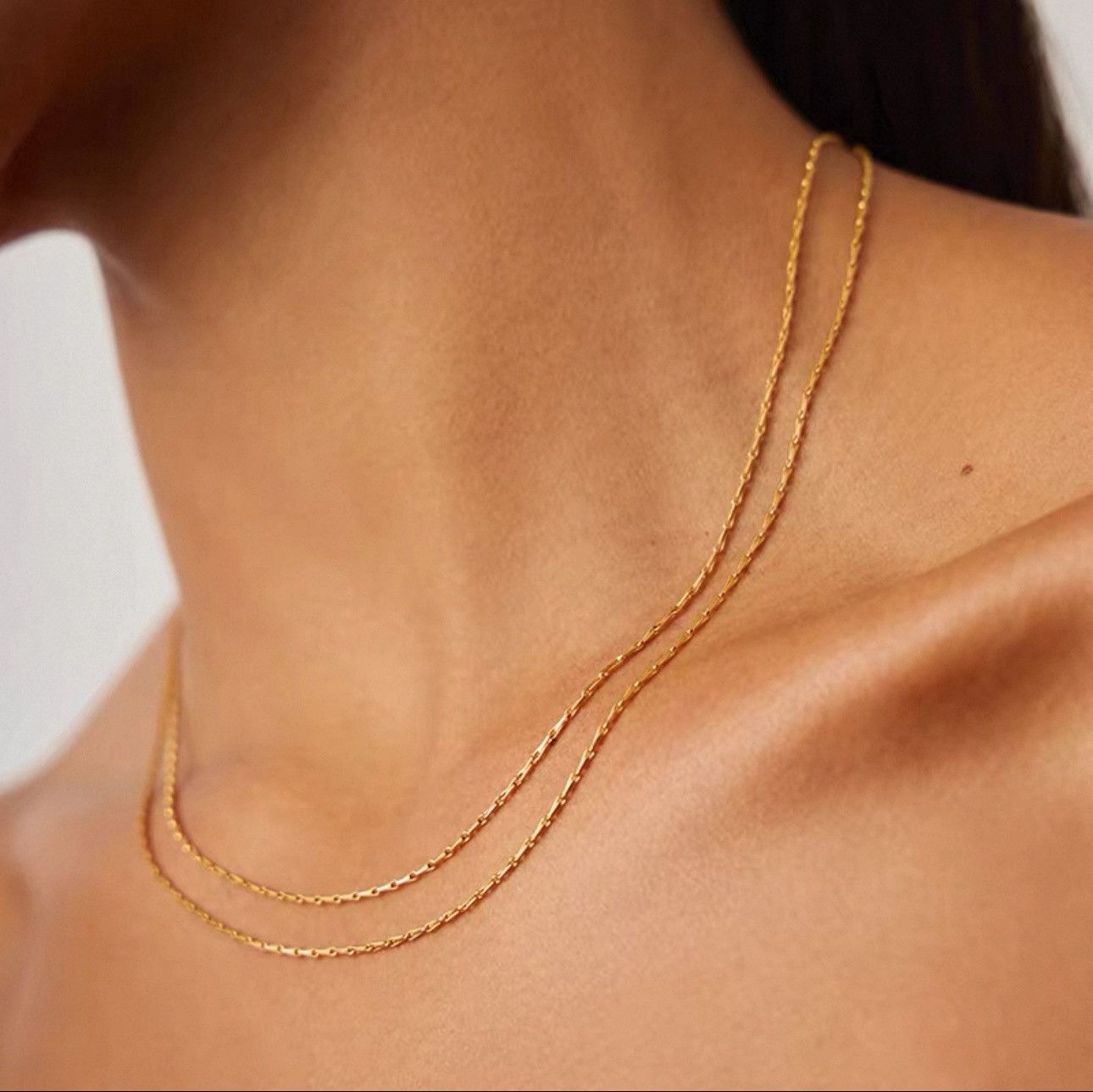 Missoma x - Savi Vintage Link Double Chain Necklace