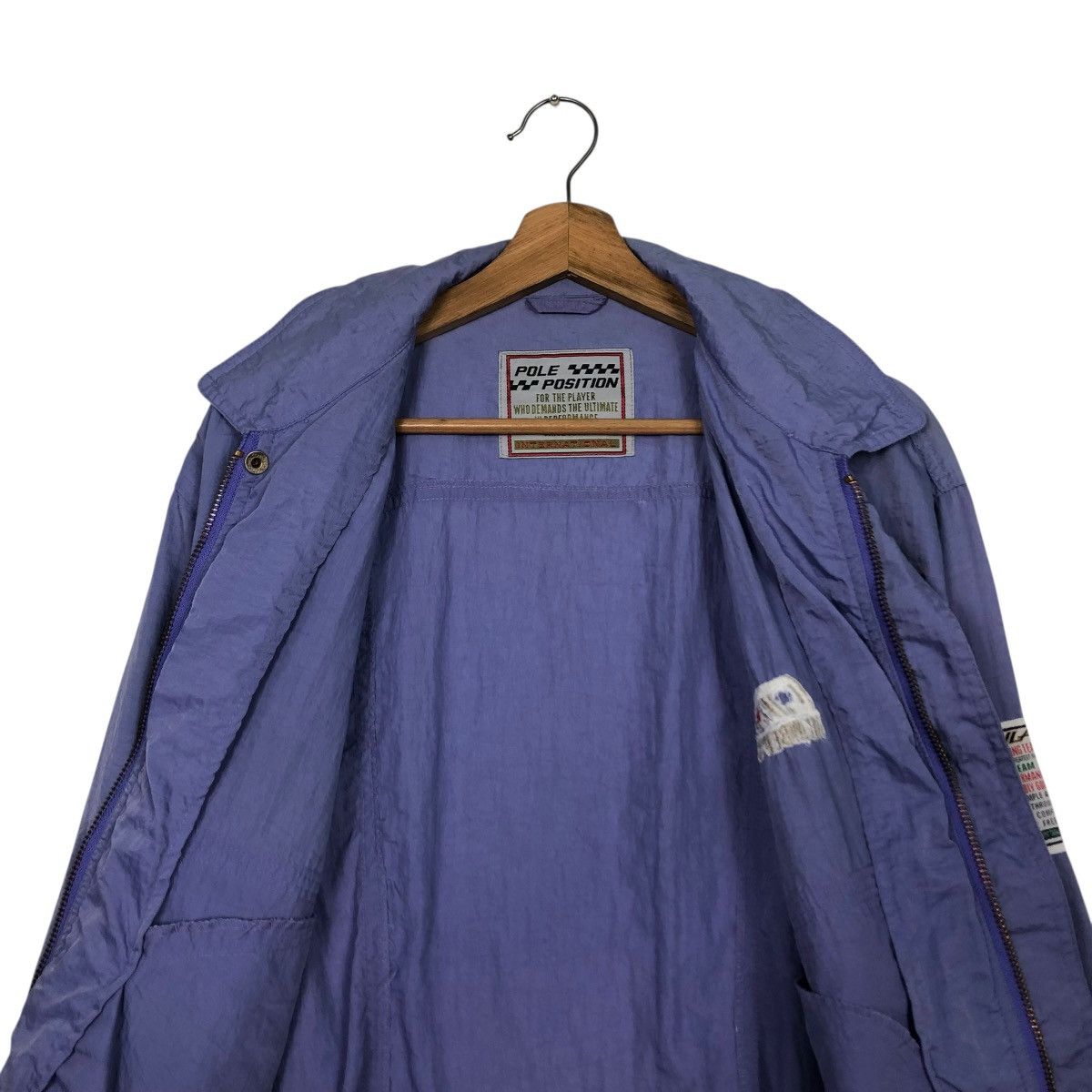 Japanese Brand 🔥LIGHT BABY PURPLE BOMBER JACKET FORMULA 1 RACING WEAR Size US M / EU 48-50 / 2 - 16 Thumbnail