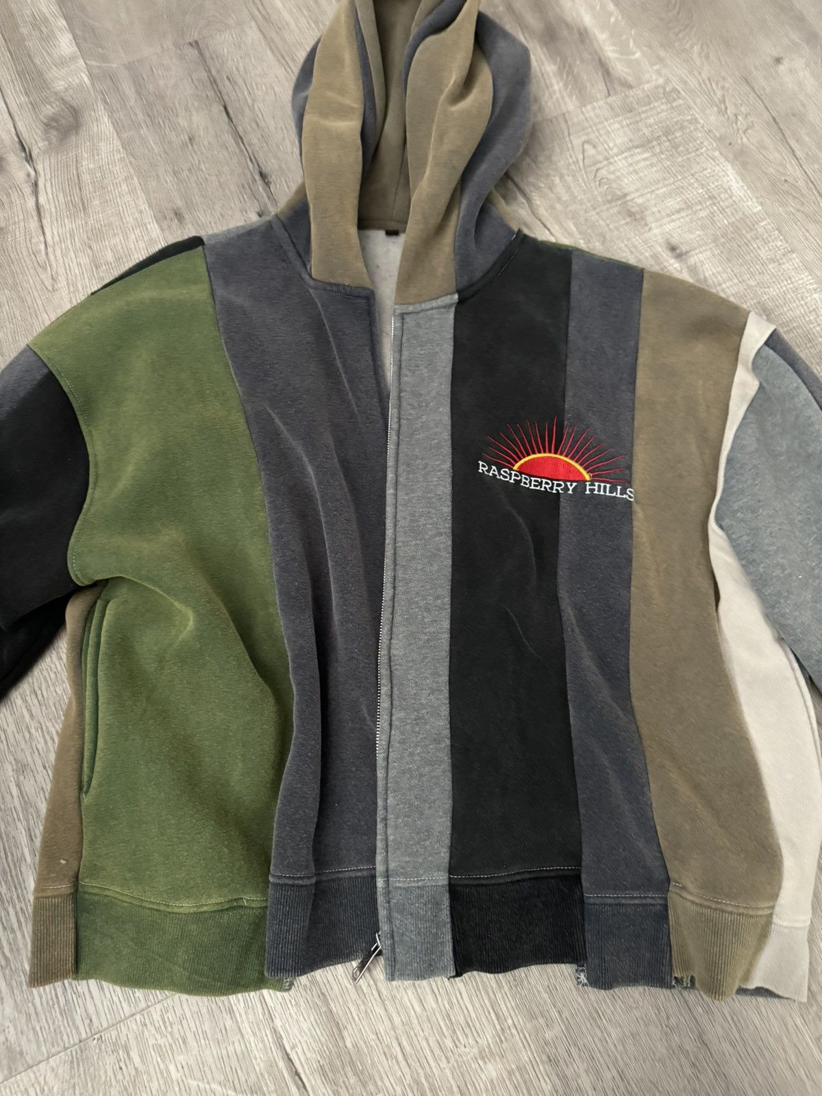 image of Raspberry Hills Bonzai Zip Up Hoodie, Men's (Size Medium)