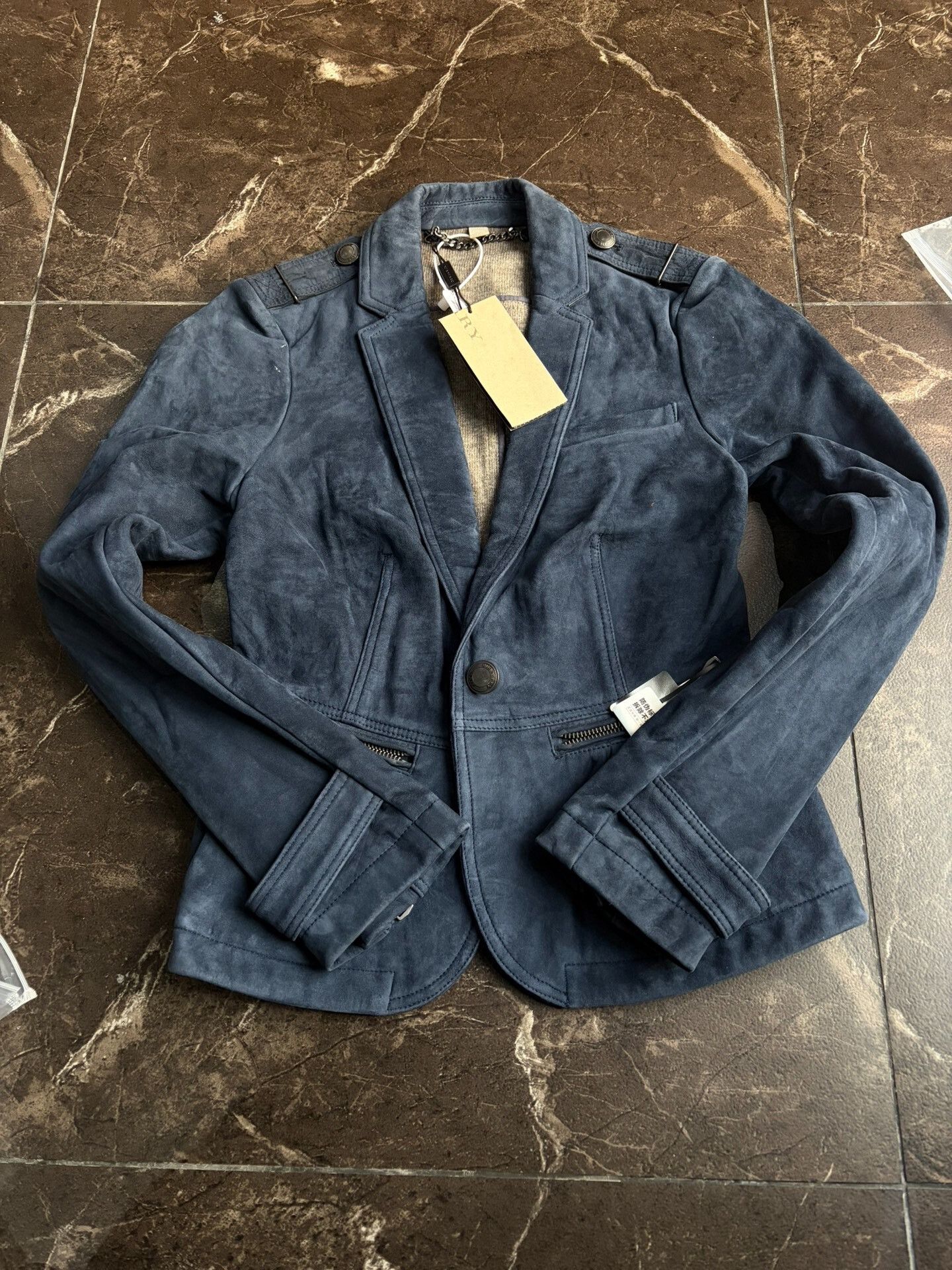 Burberry Burberry Women's Slim Lambskin Jacket Size XS / US 0-2 / IT 36-38 - 1 Thumbnail