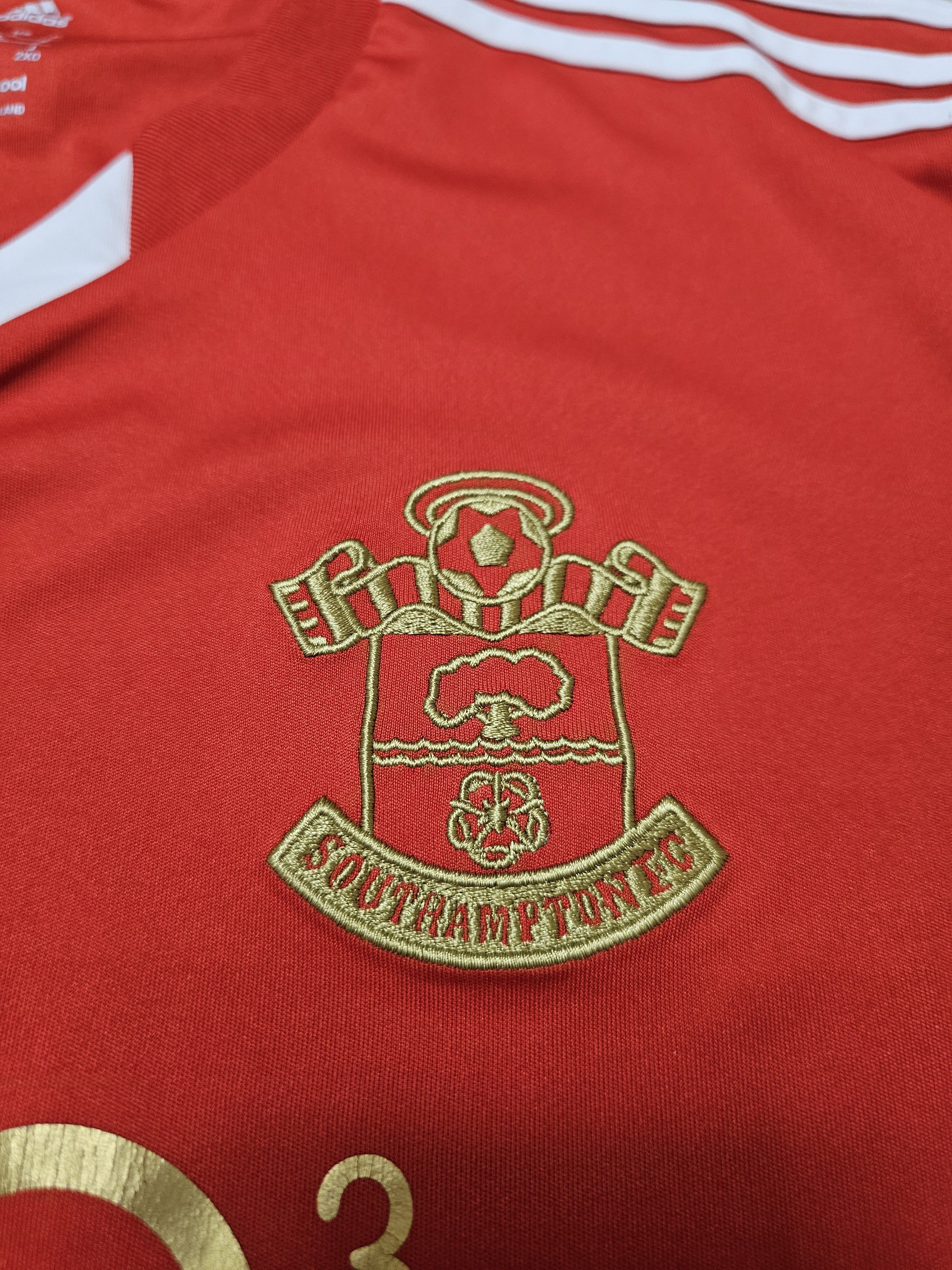 Adidas SOUTHAMPTON 2013 2014 HOME FOOTBALL SHIRT SOCCER JERSEY Size US L / EU 52-54 / 3 - 4 Thumbnail