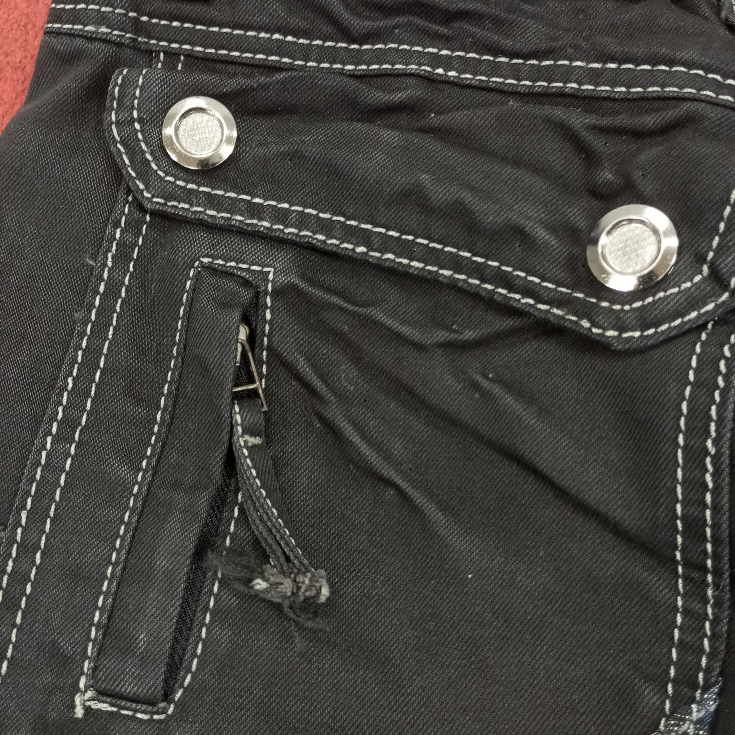 Vintage Tesilin Jeans Fashion Rock Punk Cargo Style Jeans Size US 35 - 15 Thumbnail