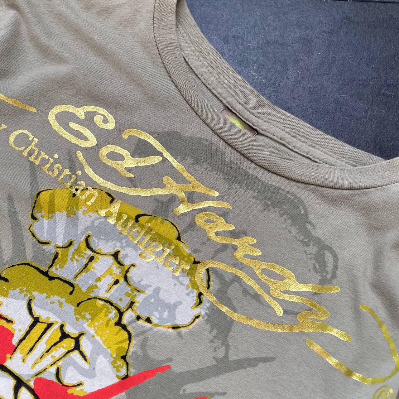 Christian Audigier × Ed Hardy × Vintage Rare big logo Ed hardy by Christian audigier long sleeve Size US S / EU 44-46 / 1 - 3 Thumbnail