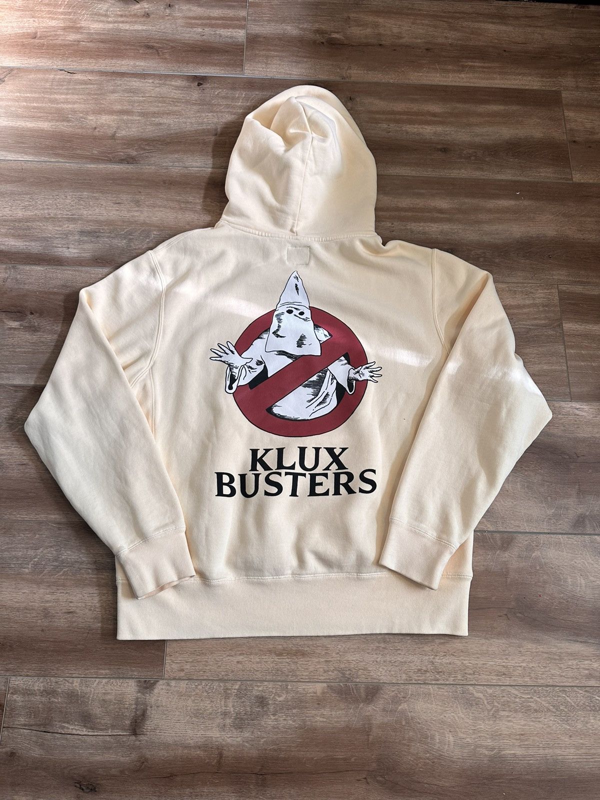 image of Wckdthghts Klux Busters Cream Hoodie in Beige, Men's (Size XL)