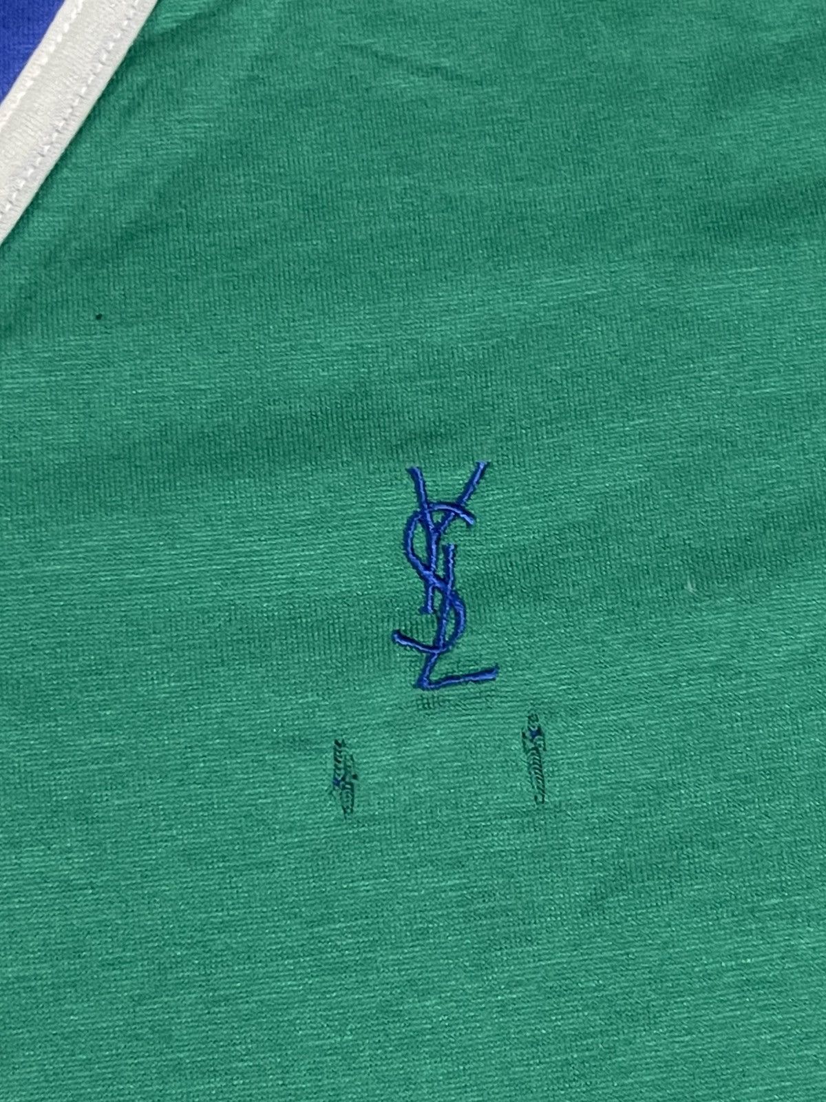 Yves Saint Laurent Vintage Yves Saint Laurent V Neck YSL T Shirt Size M / US 6-8 / IT 42-44 - 10 Thumbnail