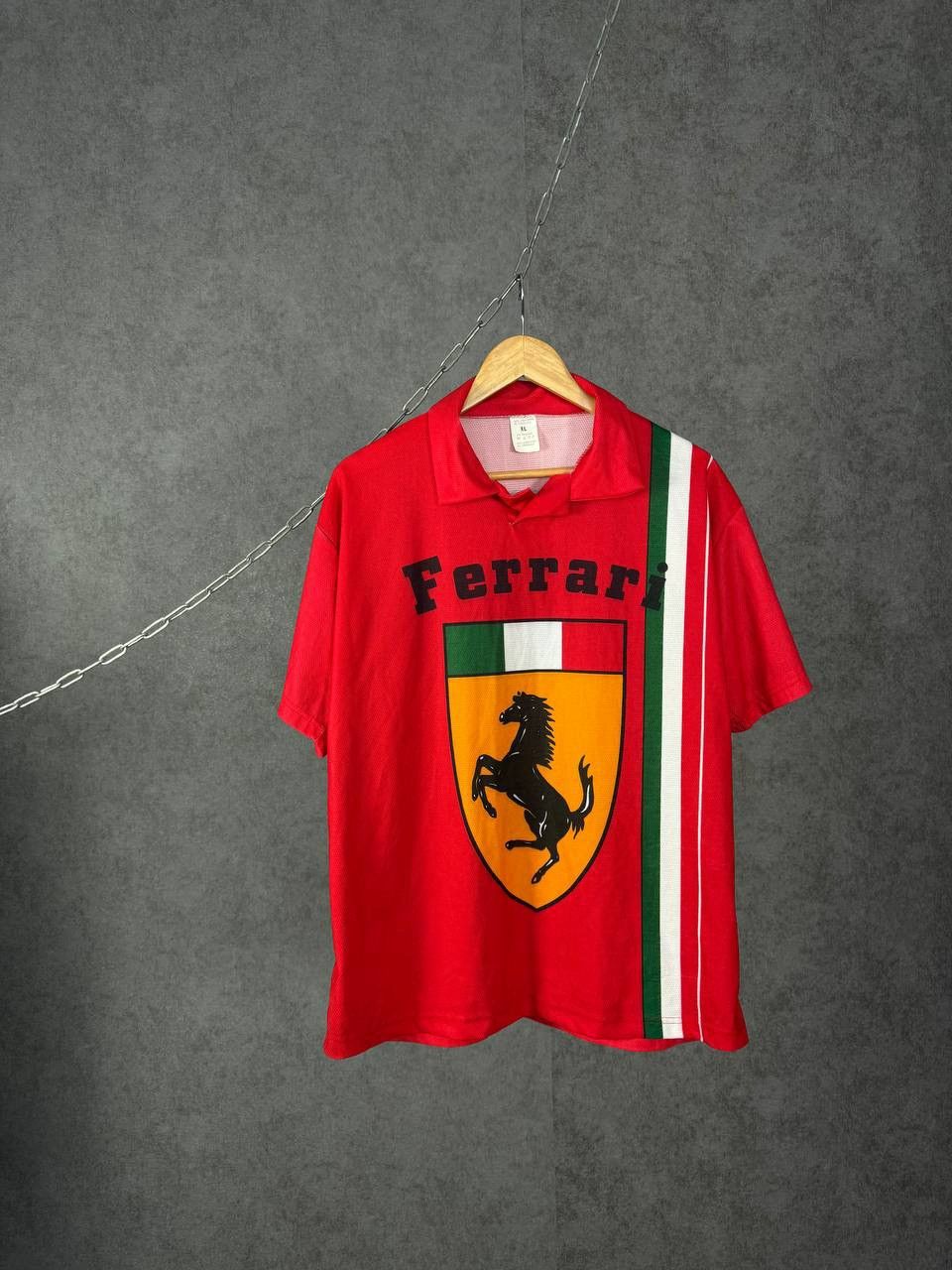 Formula 1 Ferrari Formula uno big logo polo tee Size US XL / EU 56 / 4 - 1 Thumbnail