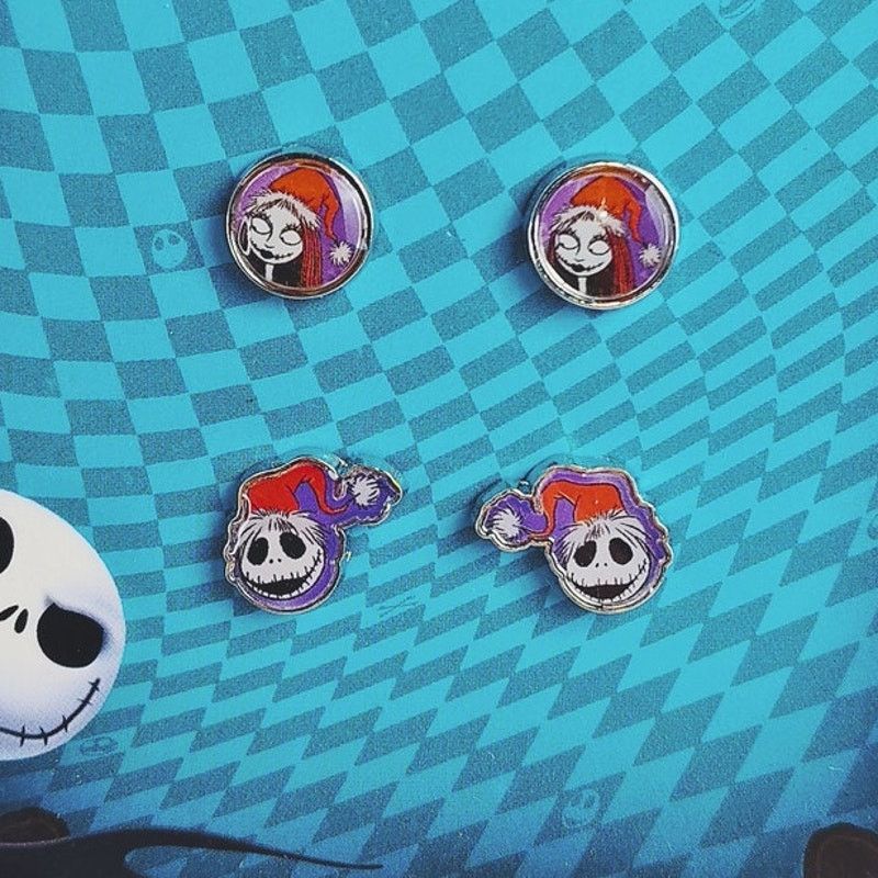 Disney Disney Nightmare Before Christmas Jack & Sally Earrings NWT Size ONE SIZE - 2 Thumbnail