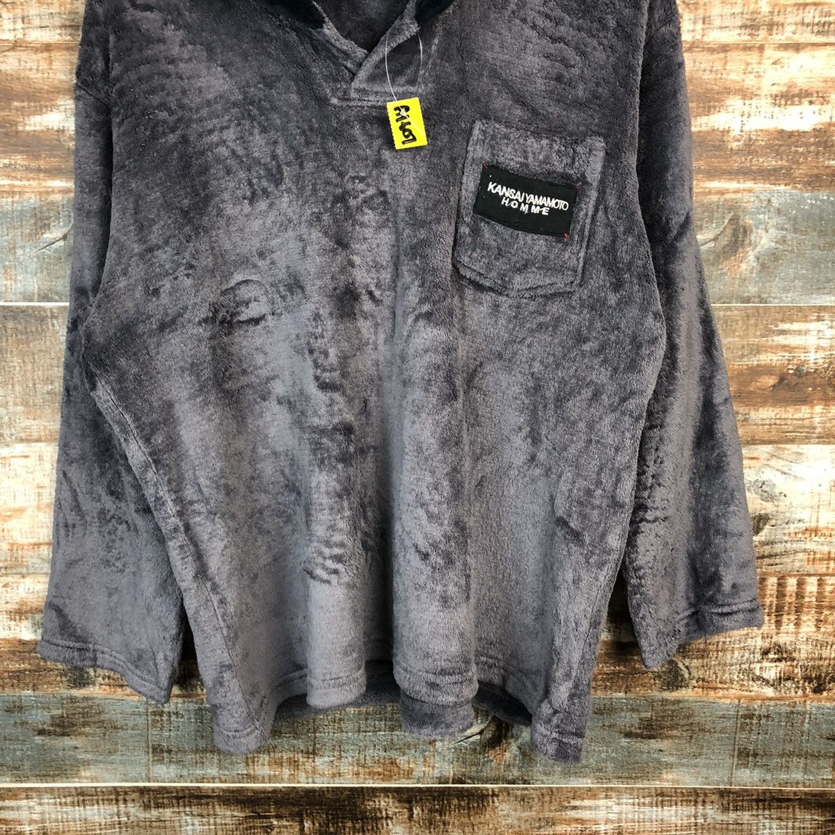 Kansai Yamamoto × Vintage Kansai Yamamoto Homme Grey Sweather #A1607 Size US M / EU 48-50 / 2 - 6 Thumbnail