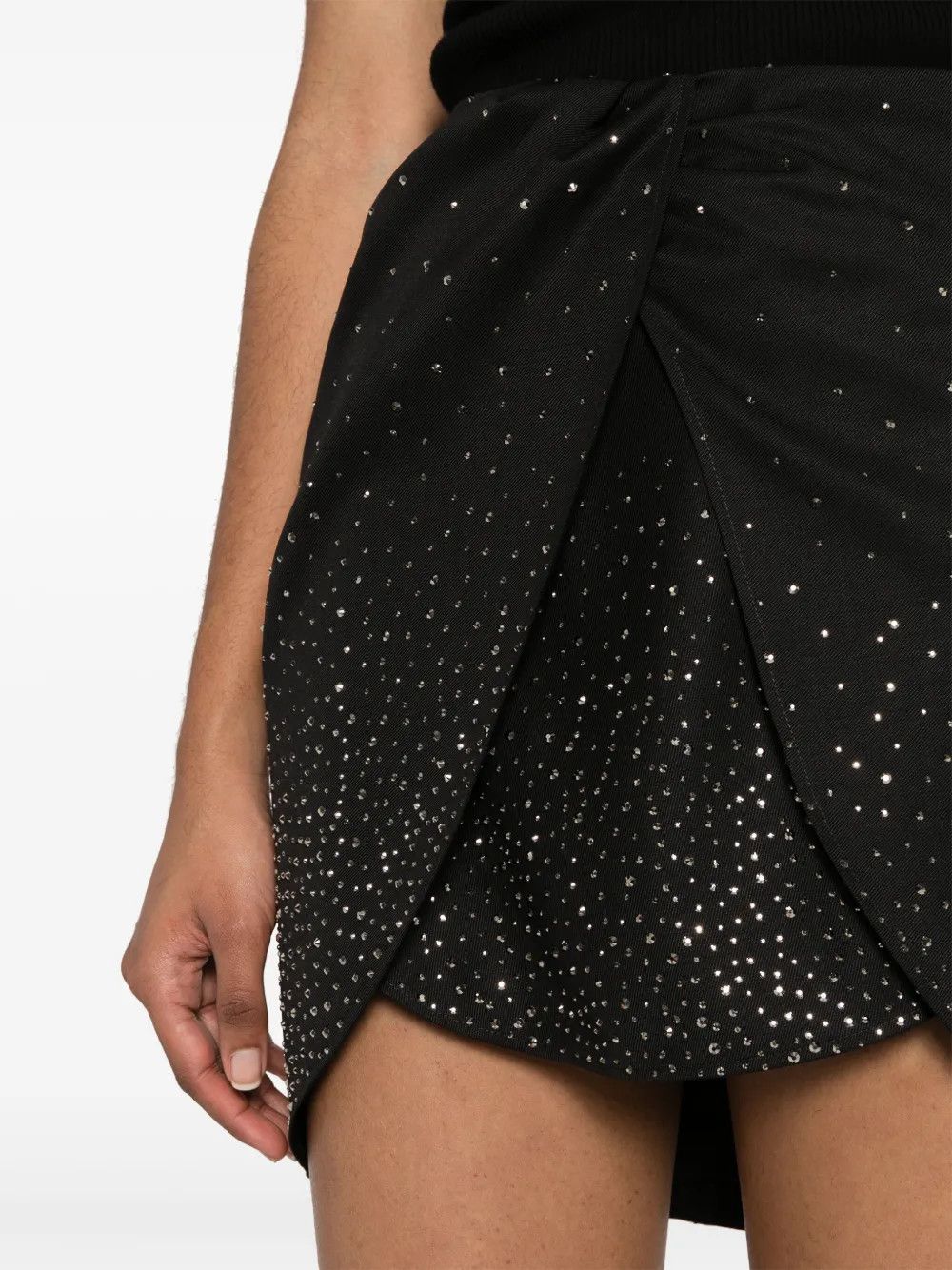 Off-White o1y1225 Mini Skirt in Black Size 27" / US 4 / IT 40 - 2 Thumbnail