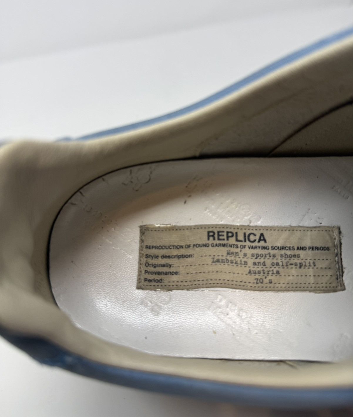 Maison Margiela Maison Margiela Paint Splatter Replica GAT Blue Size US 9 / EU 42 - 8 Thumbnail