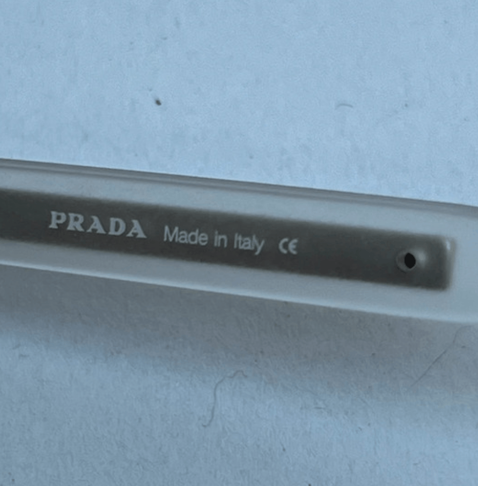 Prada × Vintage PRADA Sunglasses SPR 58C Star Sport Metal Shield Oval Wrap Size ONE SIZE - 9 Thumbnail