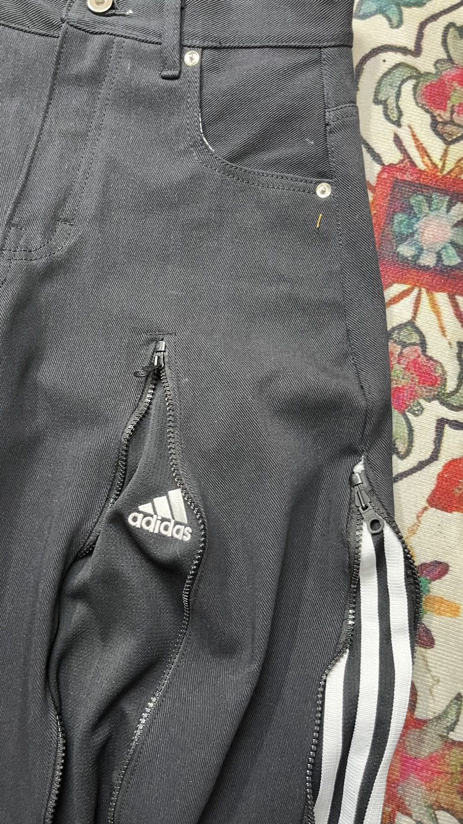 Adidas Rework custom adidas trackpants jeans Size 30" / US 8 / IT 44 - 4 Thumbnail