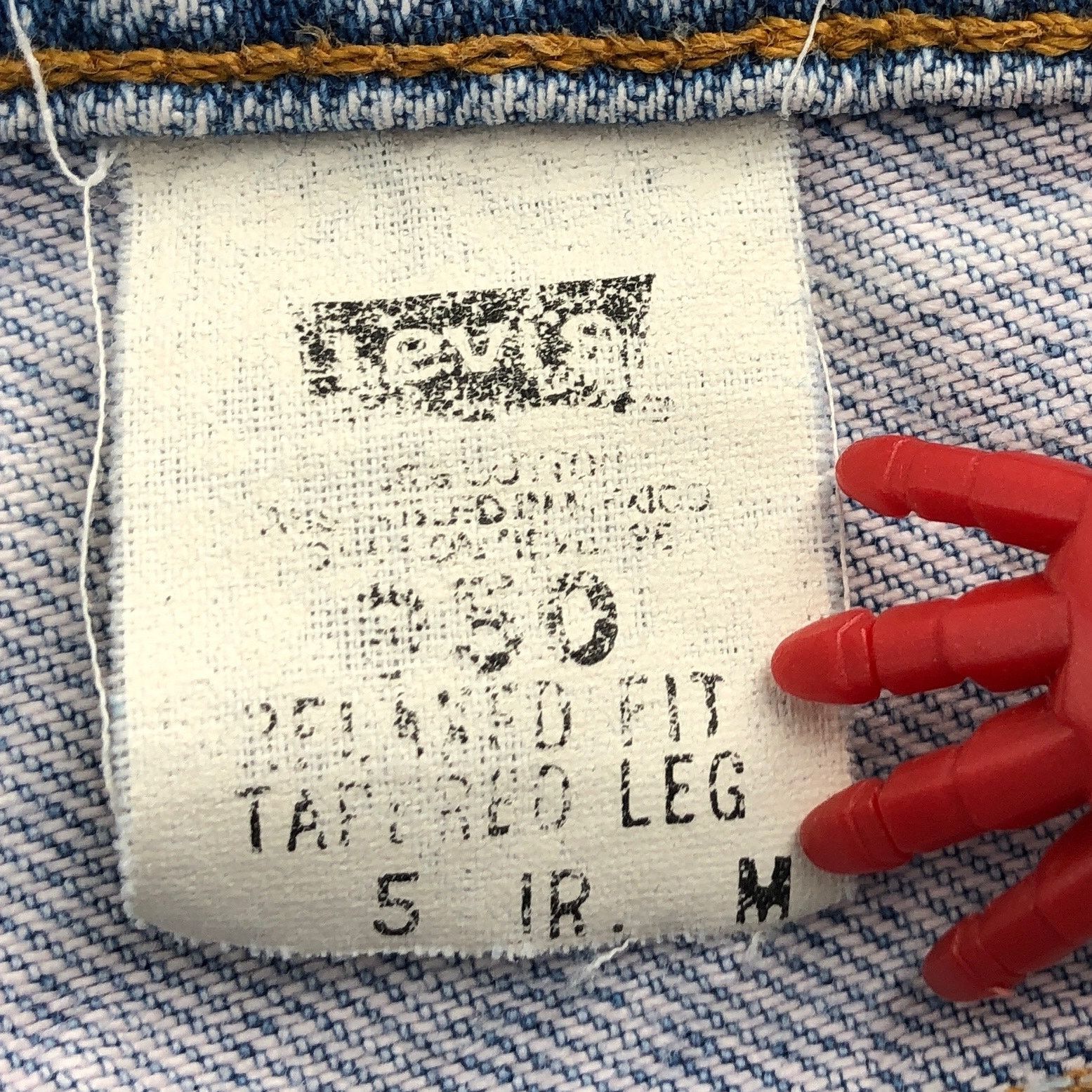 Levi's × Vintage 90s Levis 950 relaxed fit jeans 1990s vintage Size 27" / US 4 / IT 40 - 8 Thumbnail