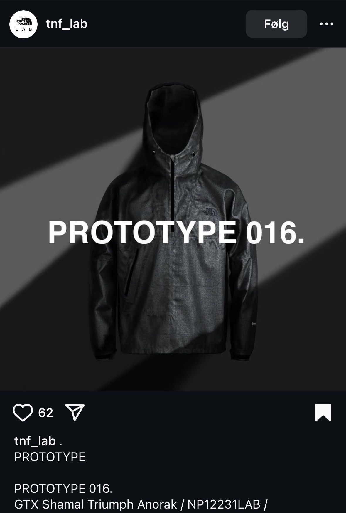 The North Face GTX SHAMAL TRIUMPH ANORAK Size US S / EU 44-46 / 1 - 1 Thumbnail