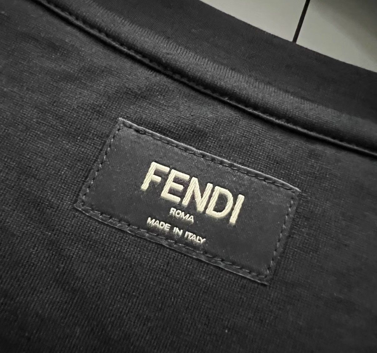 Fendi Fendi 2023 New Diamond Letter Logo Printed Short Sleeve J41 Size L / US 10 / IT 46 - 3 Thumbnail