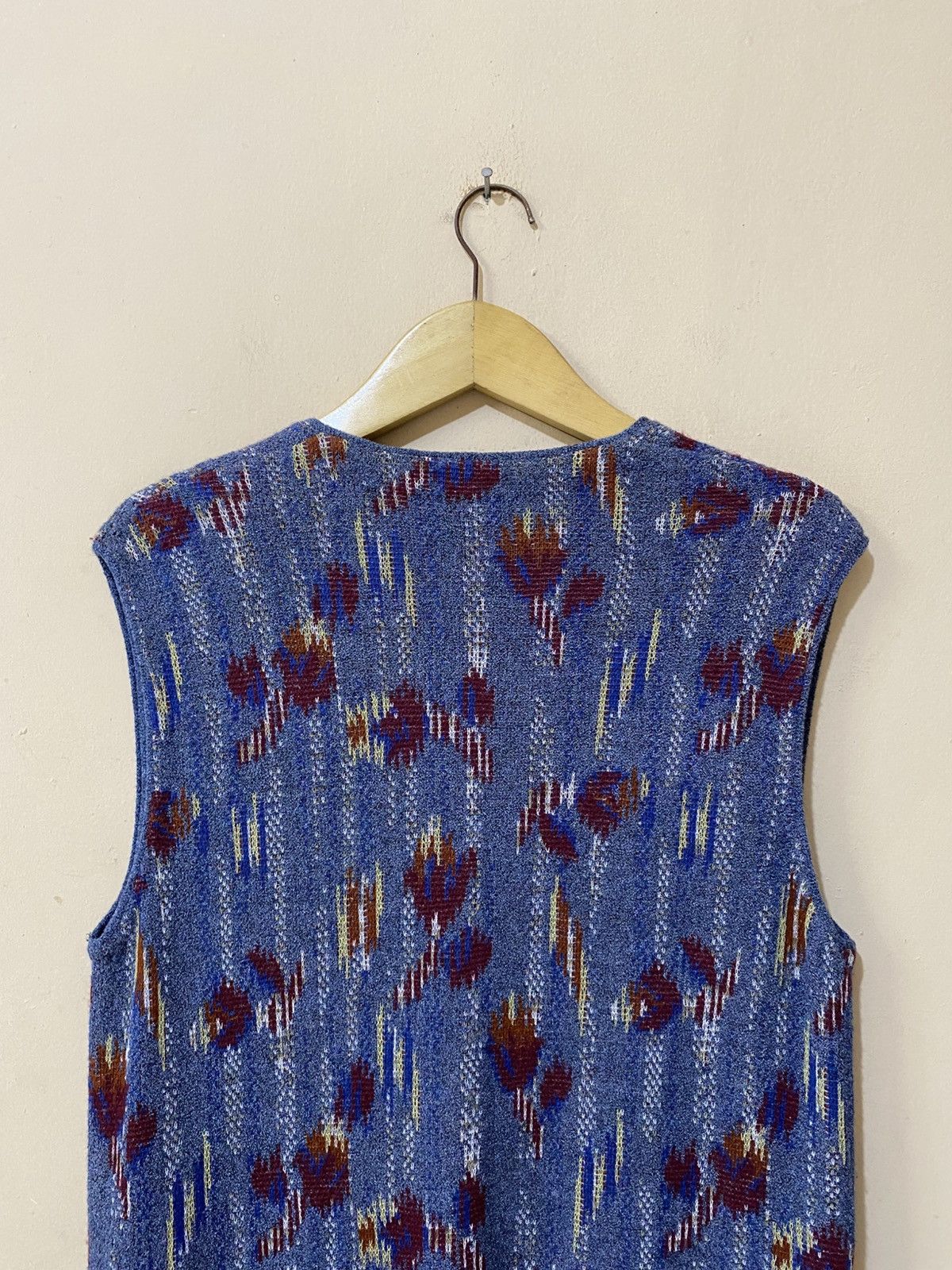 Missoni 90s Vintage Missoni Pattern Knit Vest Size US M / EU 48-50 / 2 - 10 Thumbnail
