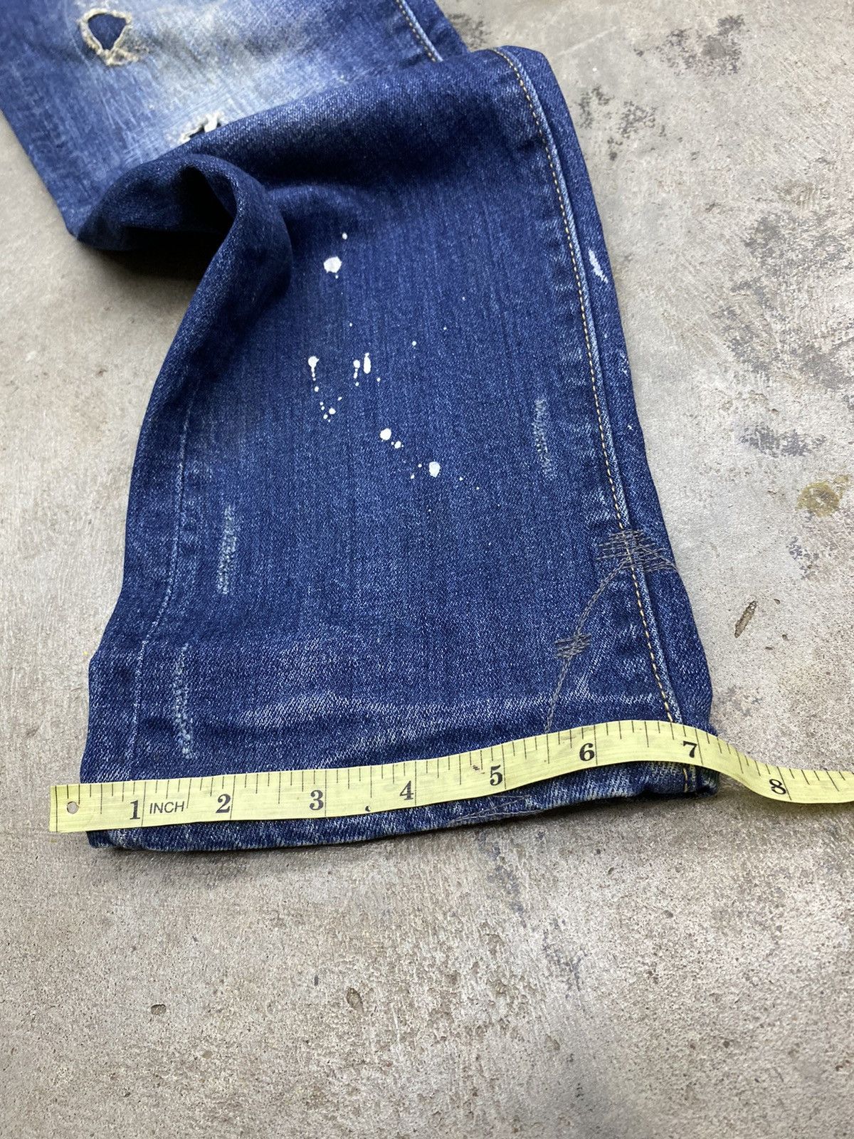 Dsquared2 × If Six Was Nine splater jeans pant dsquared distressed patchwork Size US 31 - 14 Thumbnail