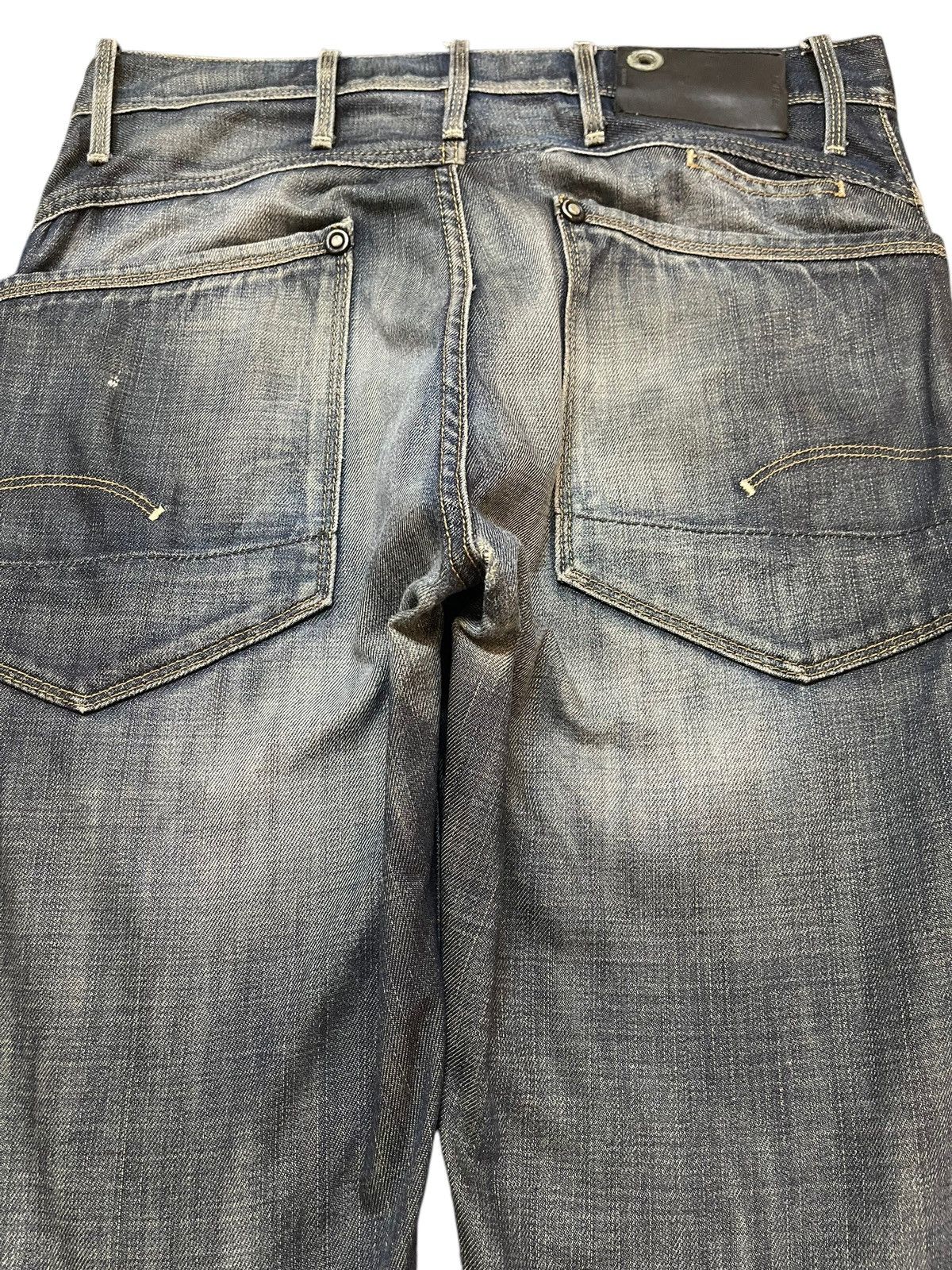 G-Star Vintage Japanese Gstar Faded Wash Style Loose Jeans Size US 32 / EU 48 - 5 Thumbnail