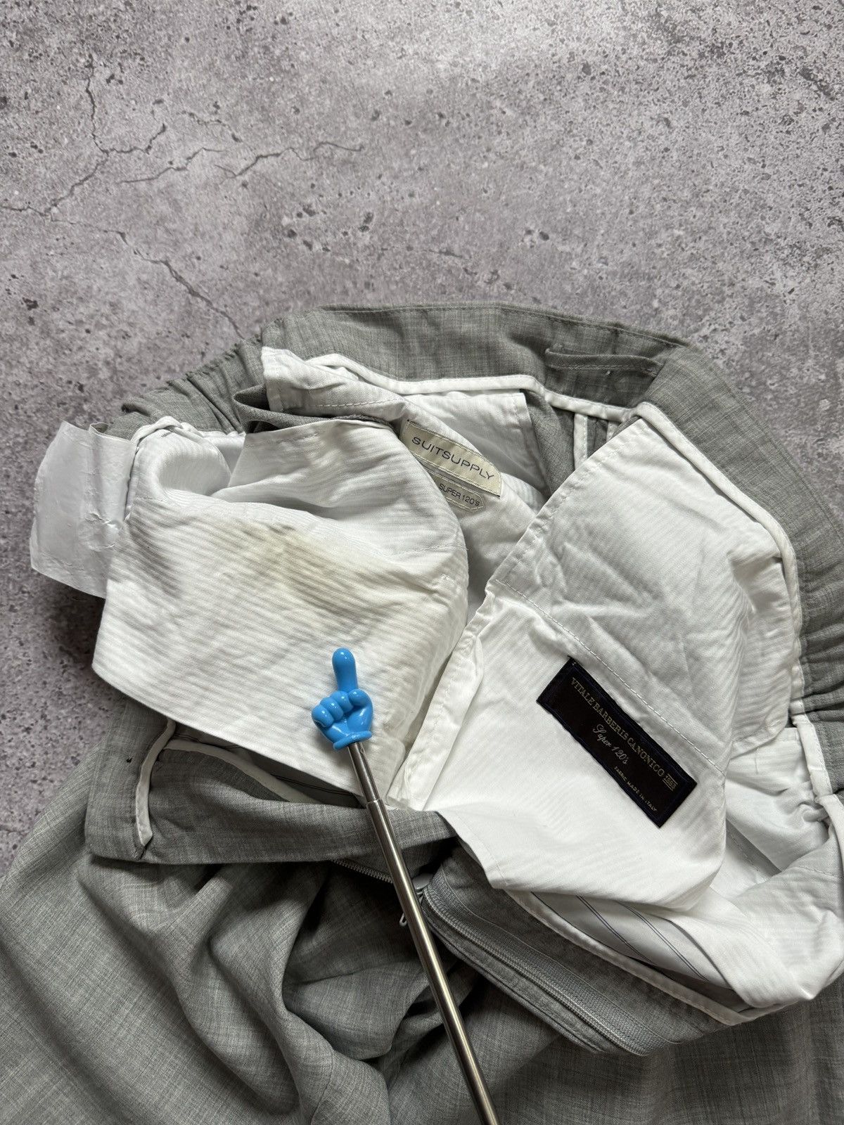 Suitsupply Suitsupply Ames Pleat Wool Pants Size US 34 / EU 50 - 10 Thumbnail