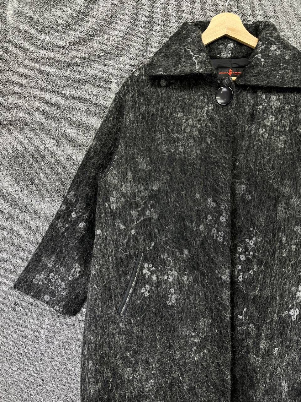Hiroko Koshino Homme Vintage Hiroko Koshino Homme Rare Wool Long Jacket Size L / US 10 / IT 46 - 4 Thumbnail