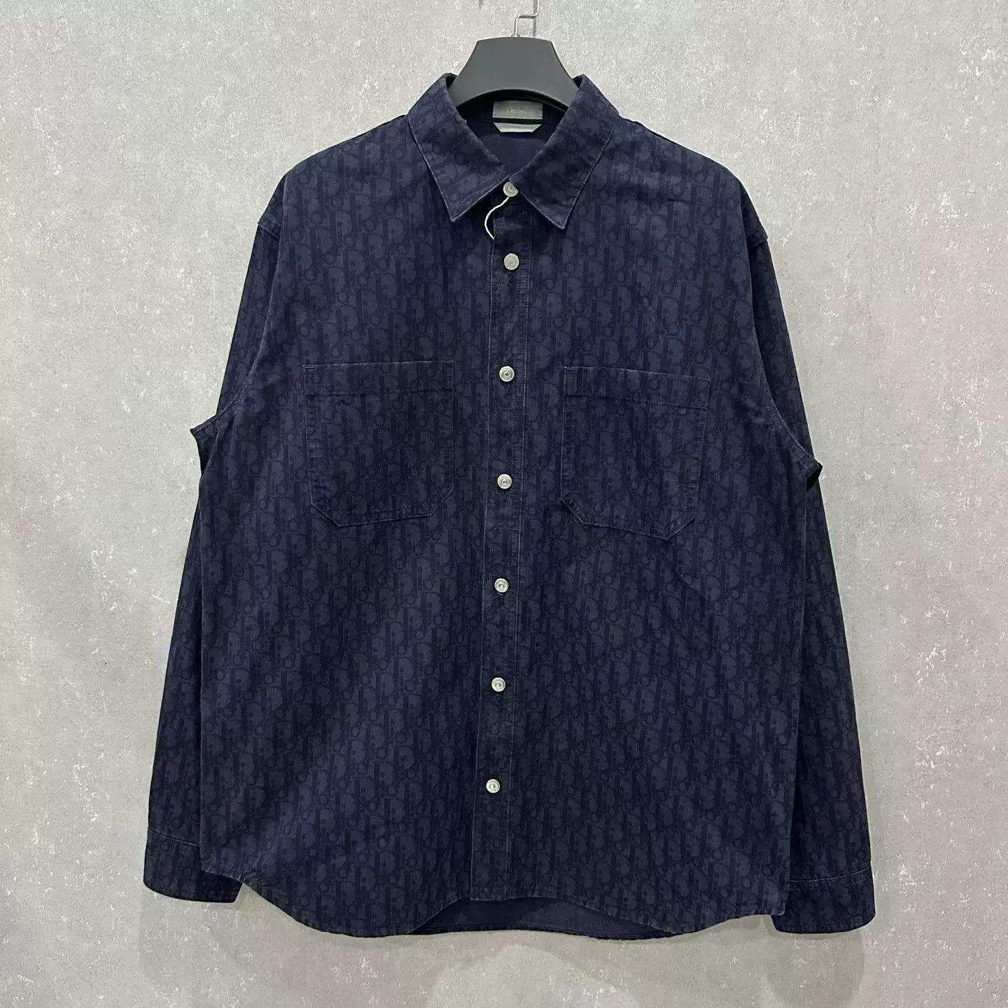 Dior dior logo print denim shirt jacket Size US L / EU 52-54 / 3 - 1 Thumbnail