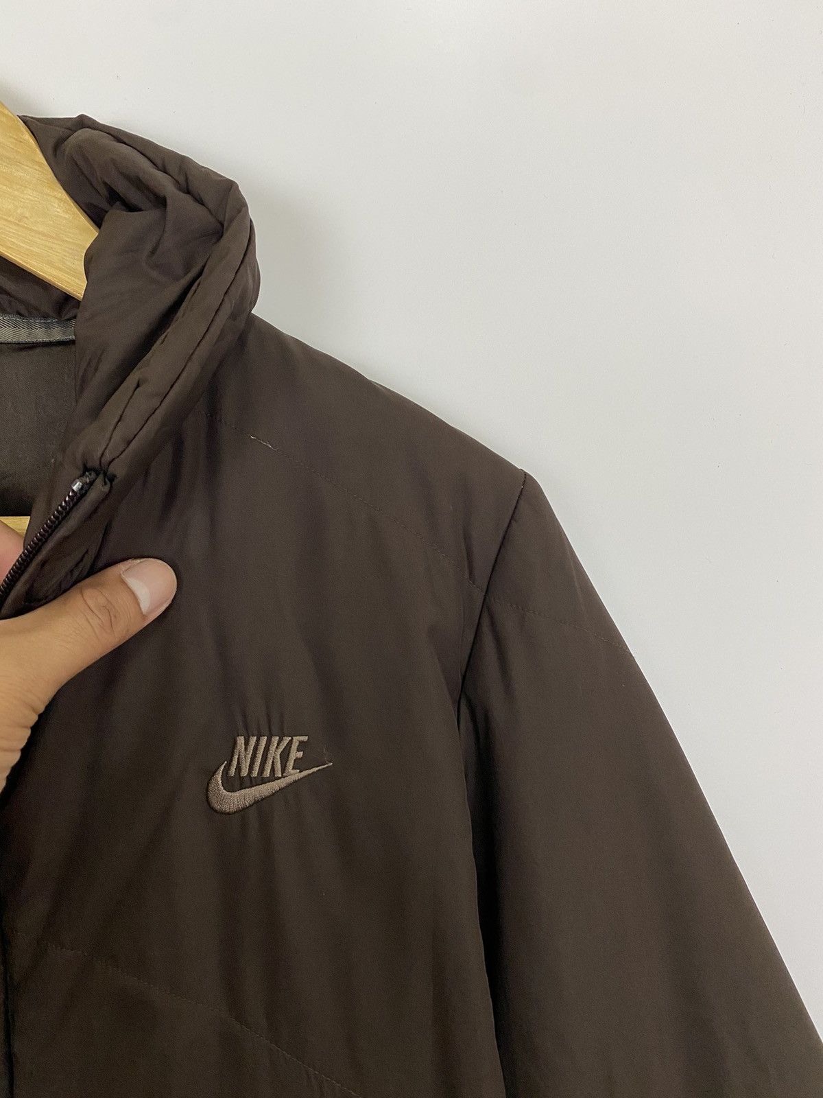 Nike Vintage Y2K Nike Light Jacket Brown Size US S / EU 44-46 / 1 - 6 Thumbnail