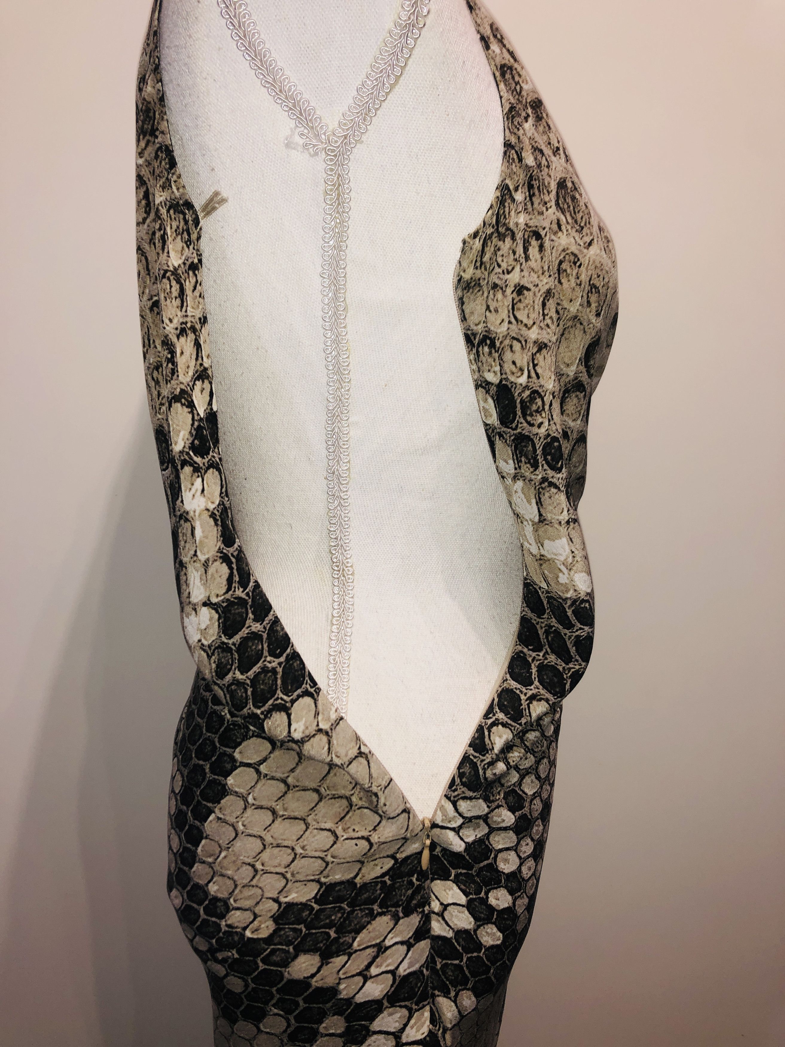Roberto Cavalli Phyton silk printed Dress Size S / US 4 / IT 40 - 9 Thumbnail