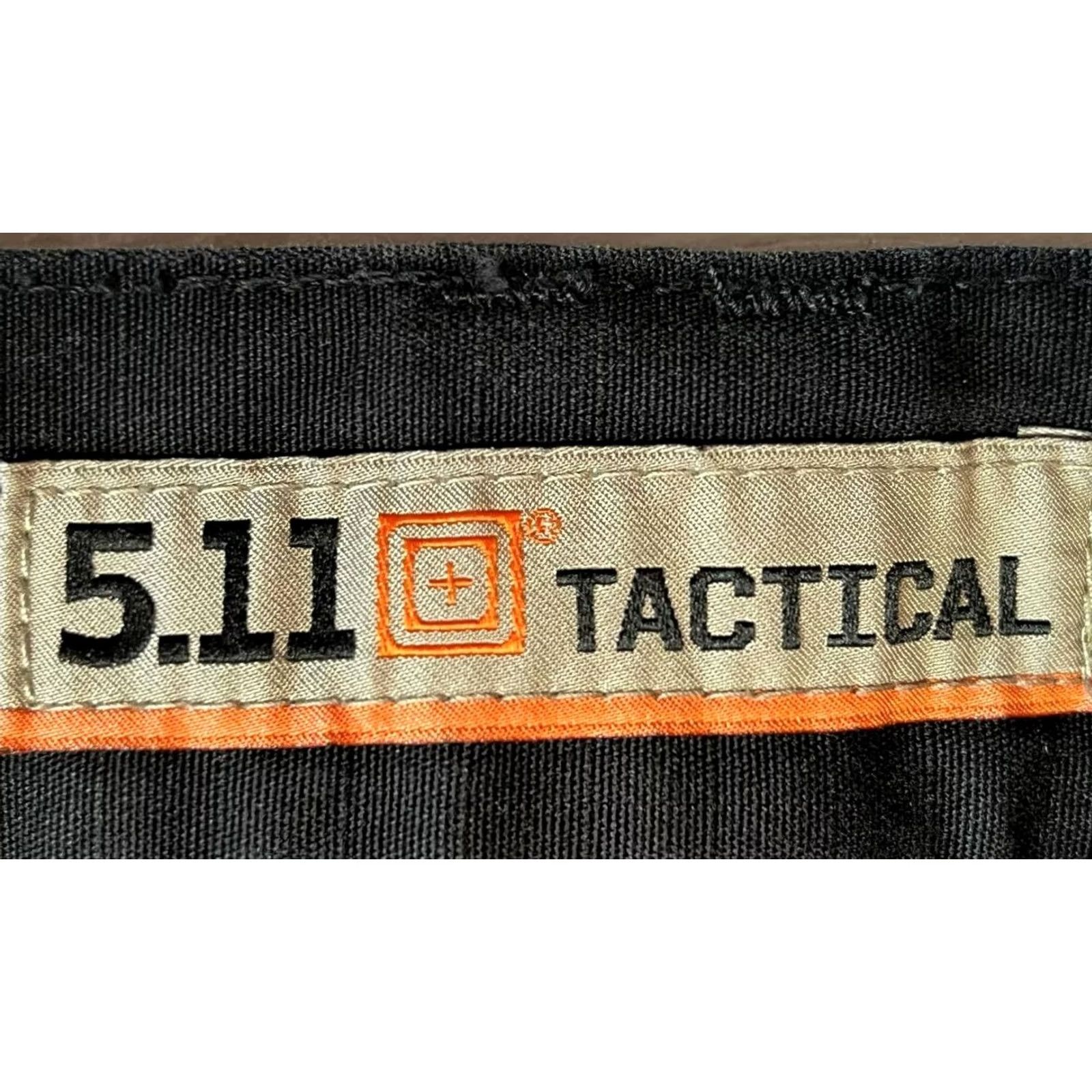 Vintage 5.11 Tactical Pants Cargo Pocket Men's Size 34-35 Black Elastic Waist Pockets Cargo Pants Regular Fit Mens Size US 40 / EU 56 - 6 Thumbnail