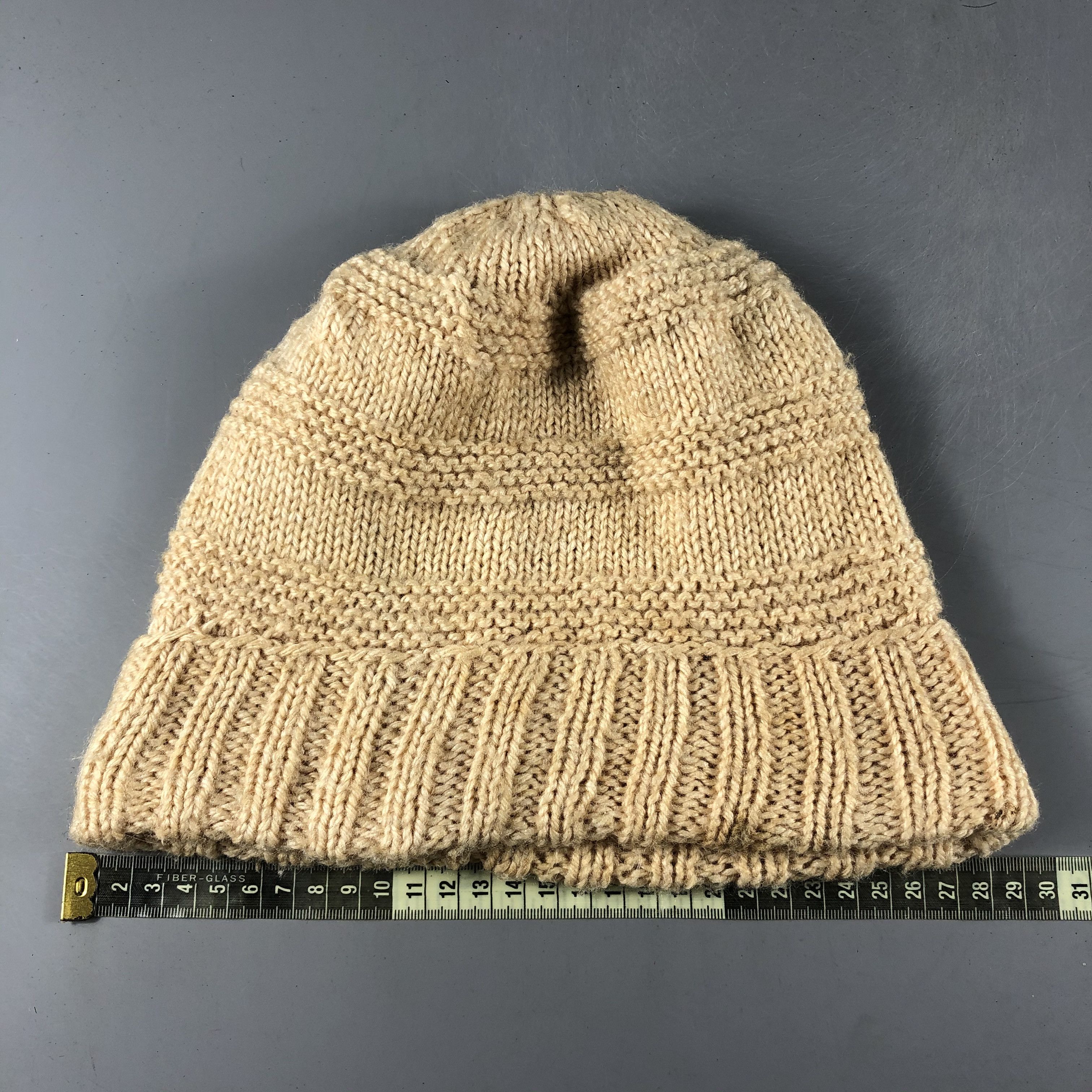 Japanese Brand × Other × Vintage Unknown Stripe Knit Beanie Snow Hat Snow Cap -D779 Size ONE SIZE - 3 Thumbnail