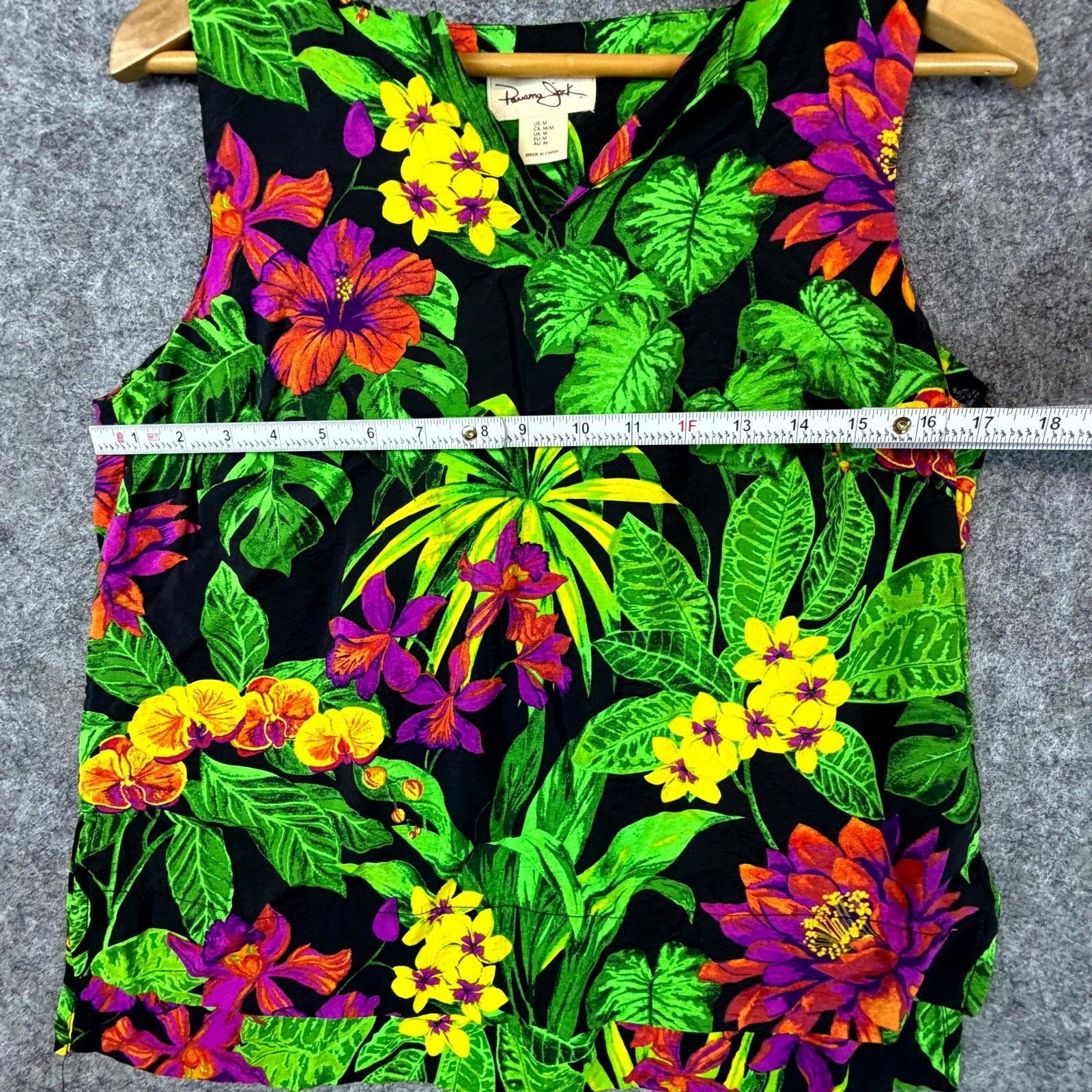 Panama Jack Panama Jack 2-Piece Pant Set Women Med Green Tropical Resort Size M / US 6-8 / IT 42-44 - 3 Thumbnail