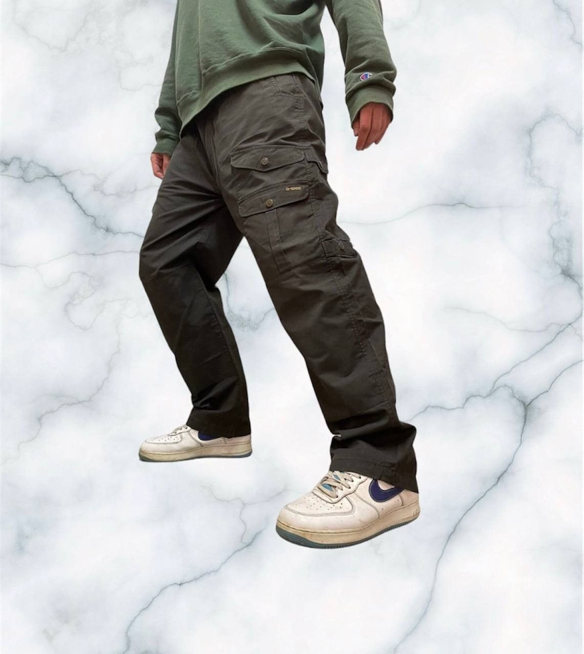 image of Vintage Fjallraven G-1000 Cargo Pants in Black, Men's (Size 32)
