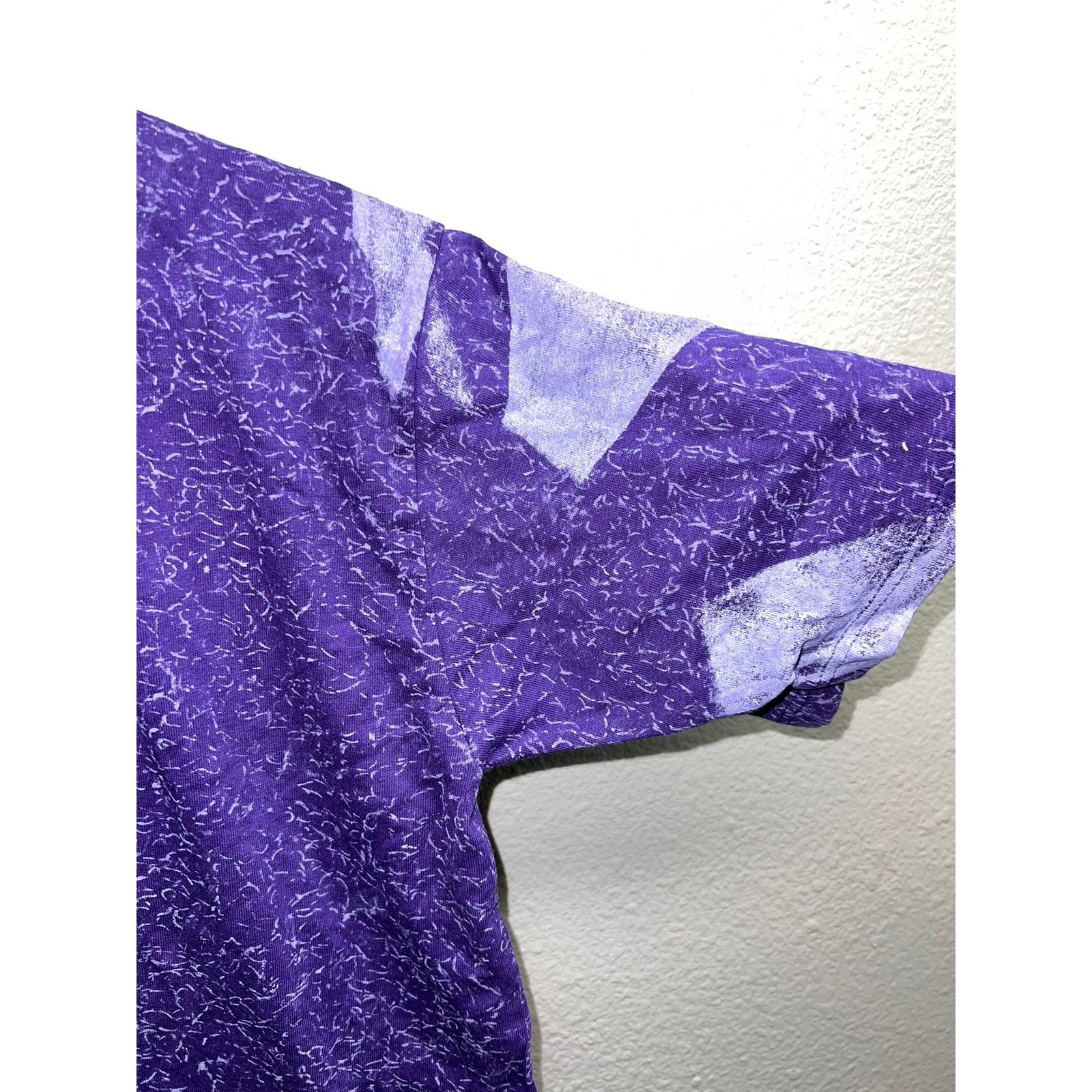Jerzees 90s Vintage Jerzees Purple Blank Paint Shirt Tee VTG 1990s M Size US M / EU 48-50 / 2 - 2 Thumbnail