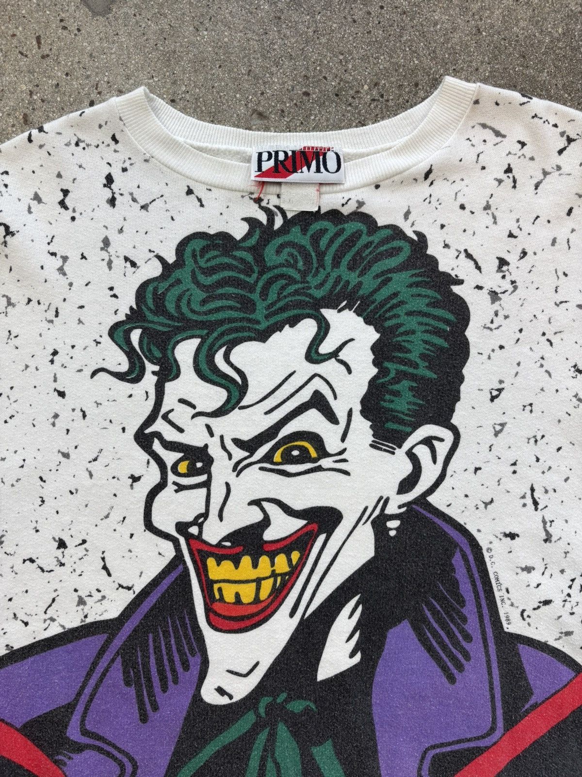 Vintage Vintage 1989 Joker D.C Comics Sweatshirt Size US L / EU 52-54 / 3 - 5 Thumbnail