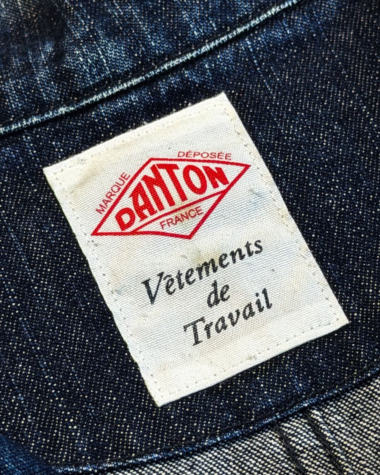 Danton DANTON ROUND COLLAR DENIM JACKET Size US S / EU 44-46 / 1 - 6 Thumbnail