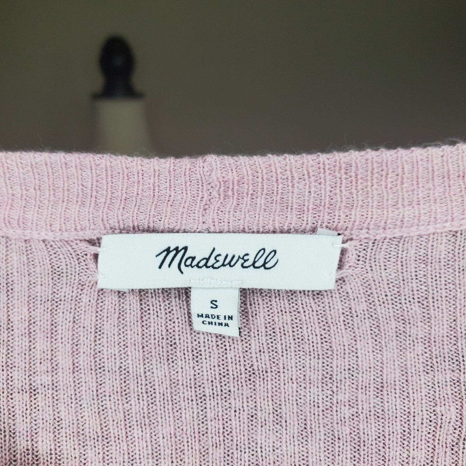 Madewell Madewell Pink Ribbed Top Small Size S / US 4 / IT 40 - 6 Thumbnail