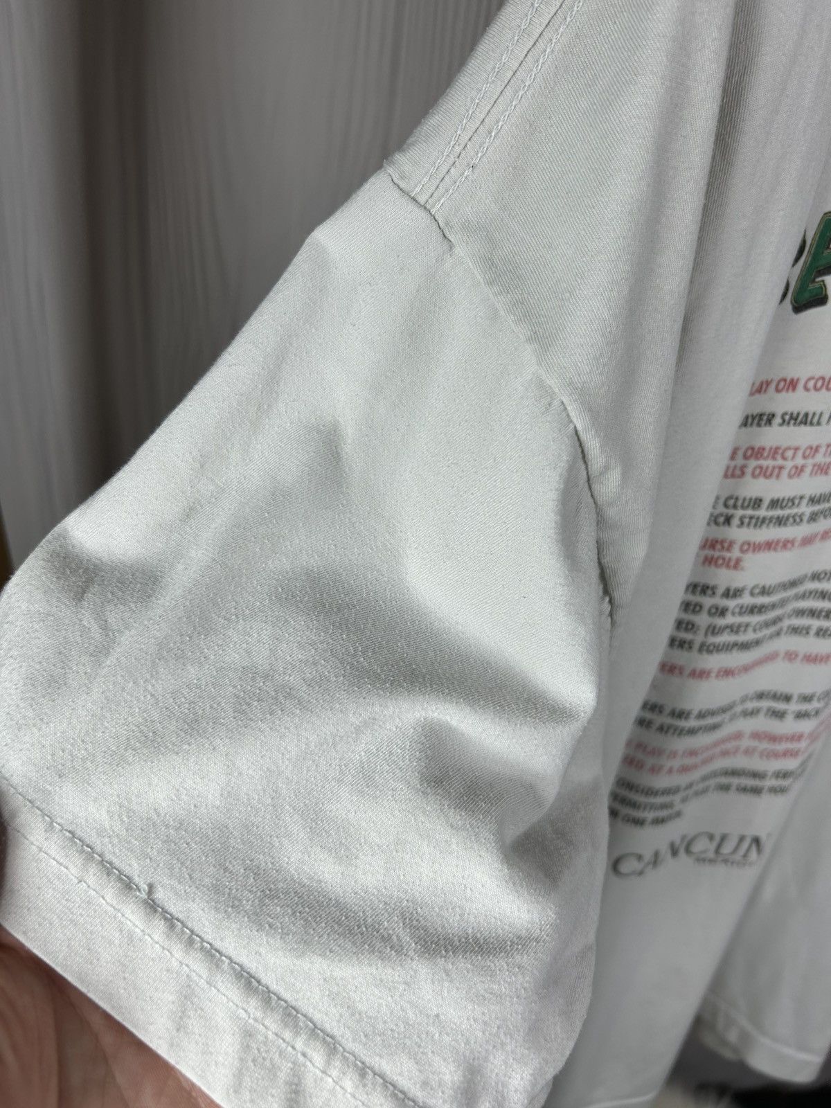 Vintage 90s Swingin Dicks Bedroom Golf Rules Sex Tee XXX Parody Size US XXL / EU 58 / 5 - 14 Thumbnail