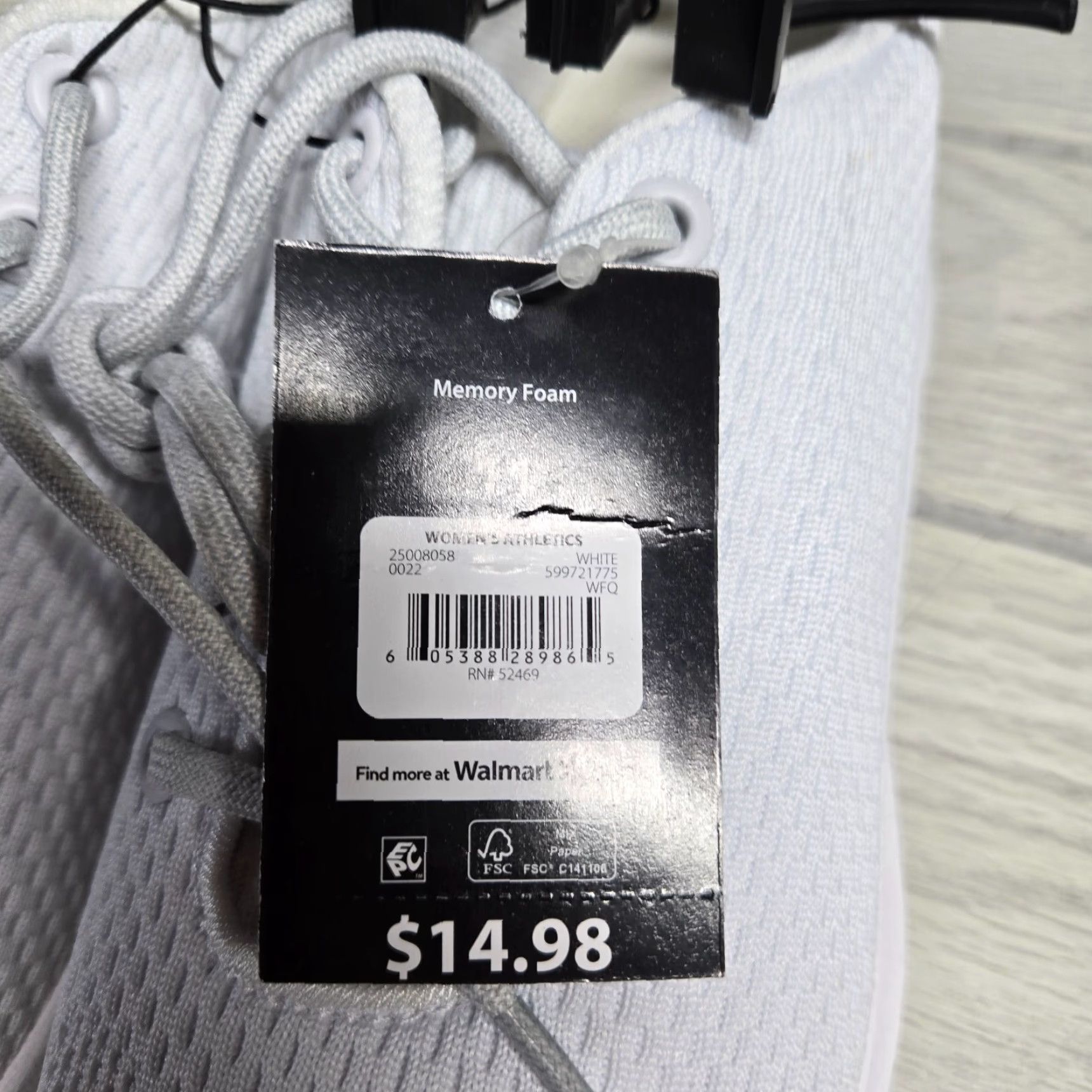 Athletic Works Athletic Works White Lifestyle Jogger Sneaker Shoes Adult Womens 11 White Shoes Athletic Works Lifestyle Jogger Sneakers Womens 11 Size 32" / US 10 / IT 46 - 7 Thumbnail