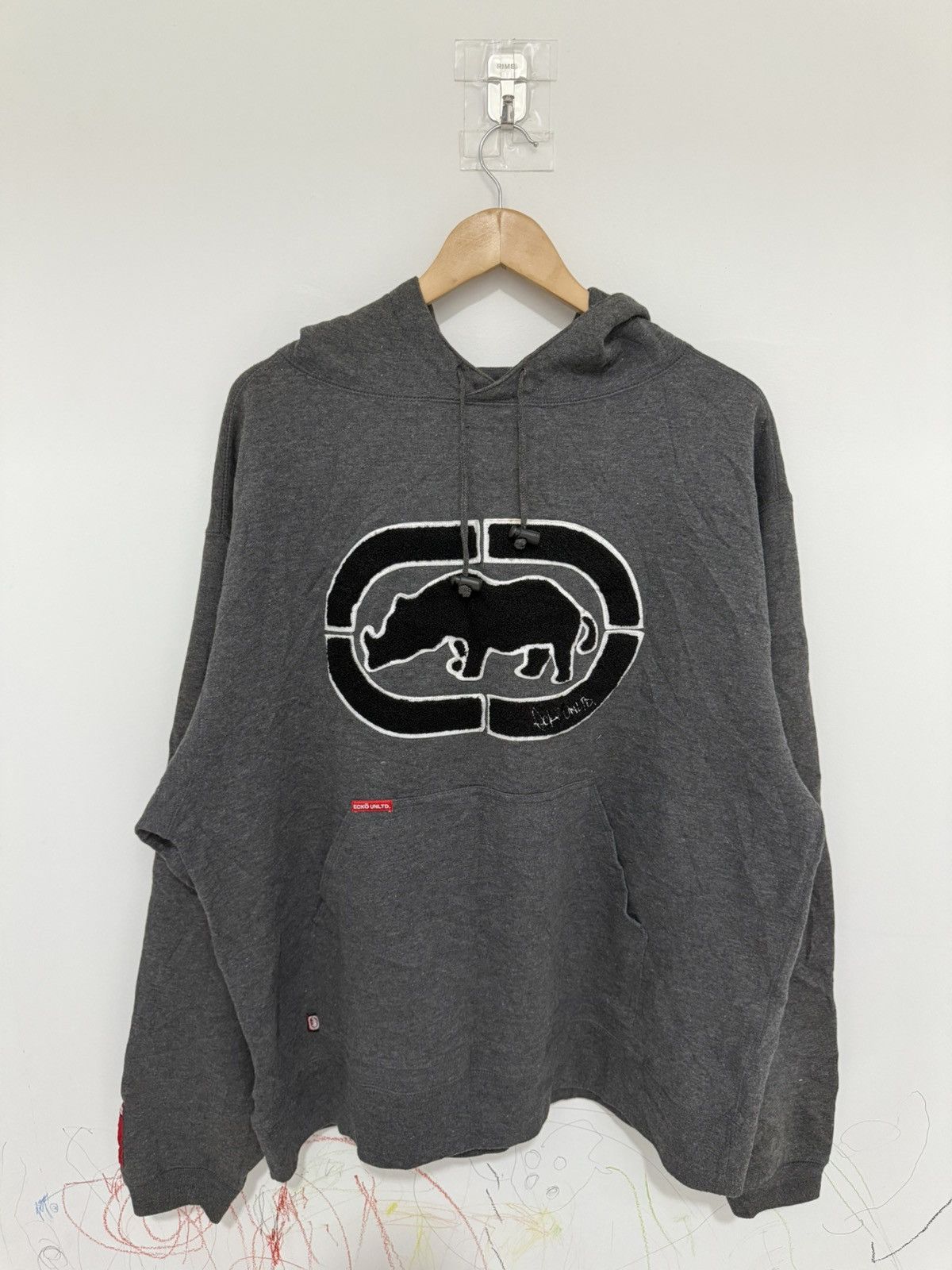 Ecko Unltd. Vintage Ecko UNLTD Embroidered Y2k Hoodie Size US XL / EU 56 / 4 - 1 Thumbnail