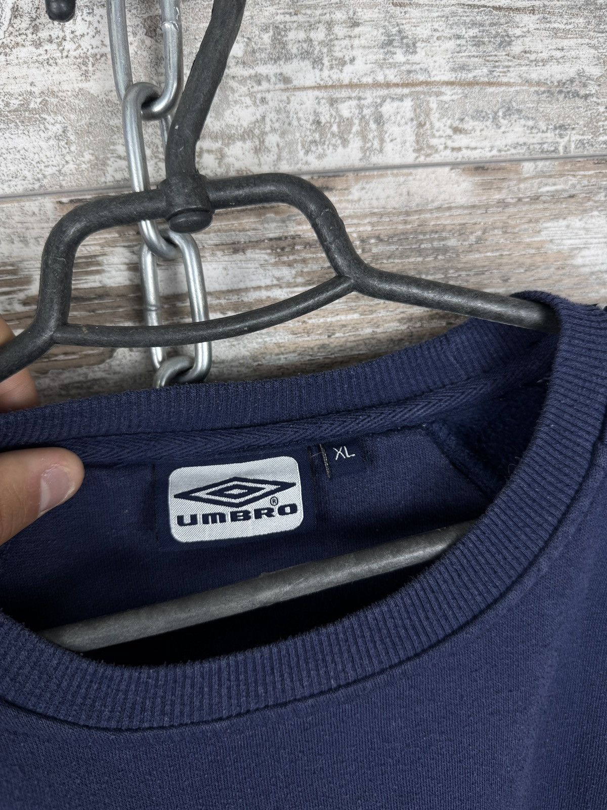 Umbro × Vintage Mens Vintage Umbro Sweatshirt big logo center jacket tee Size US XL / EU 56 / 4 - 8 Thumbnail