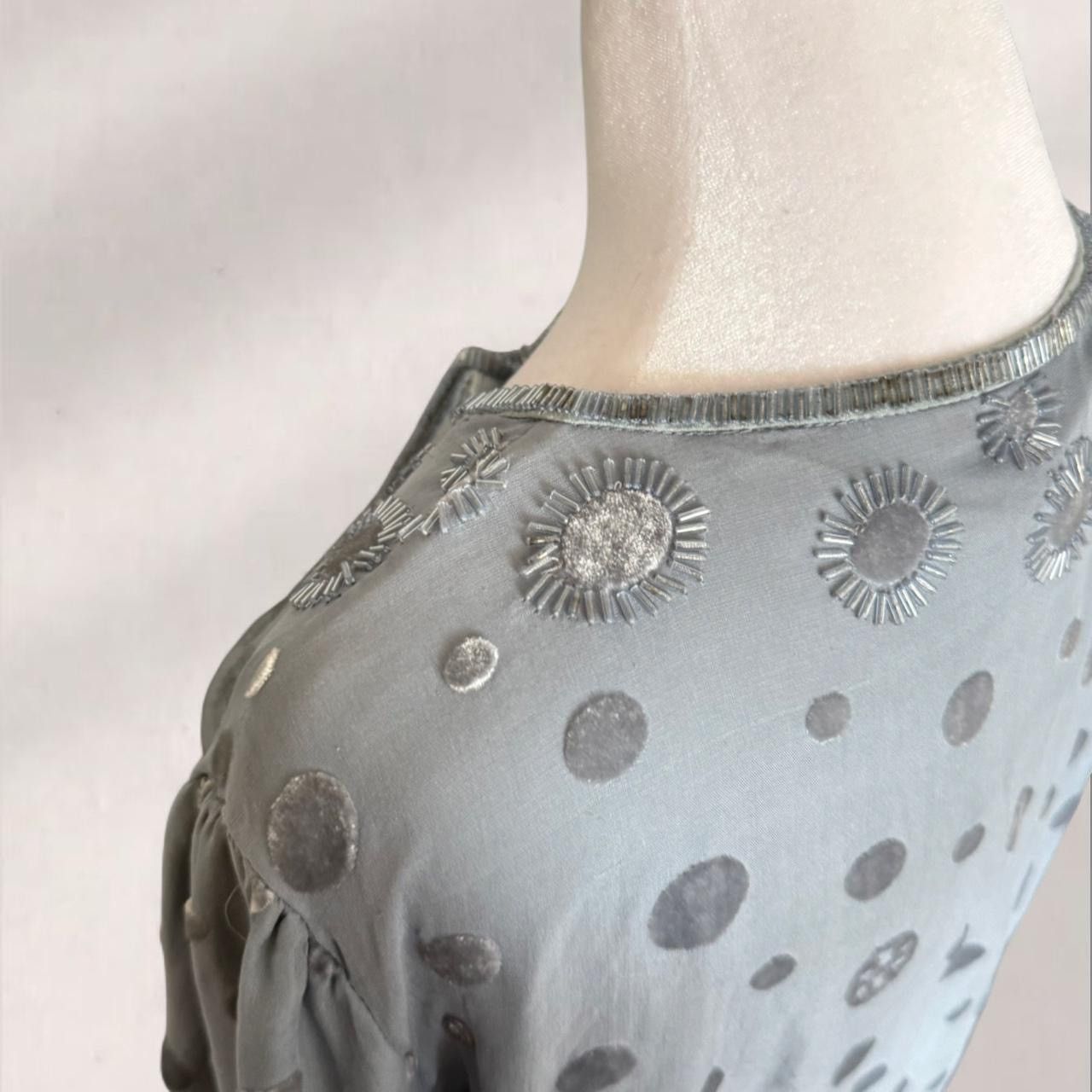 Tory Burch Tory Burch blue sheer blouse Size M / US 6-8 / IT 42-44 - 5 Thumbnail