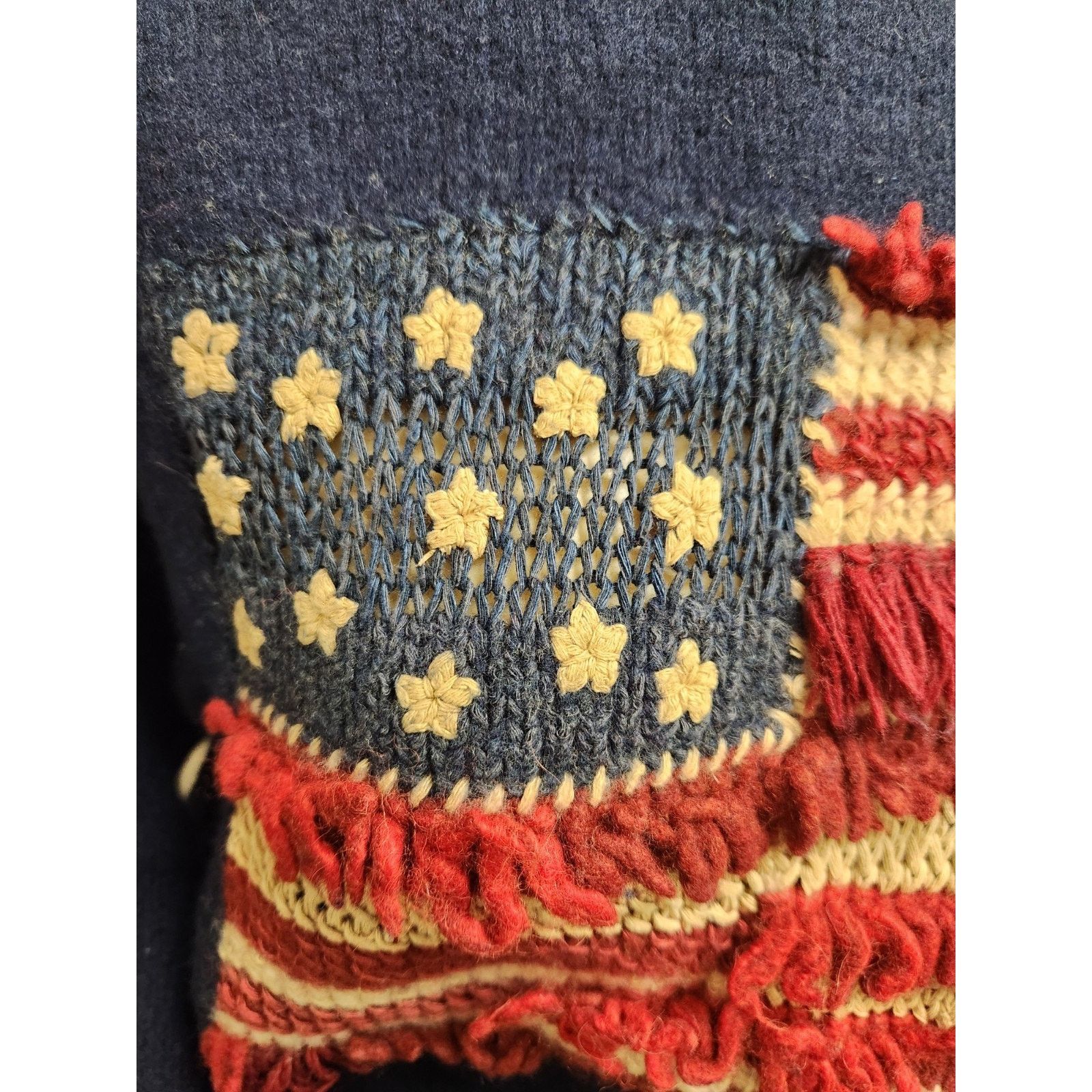 Polo Ralph Lauren POLO RALPH LAUREN TURTLENECK SWEATER American Flag Vintage Size M / US 6-8 / IT 42-44 - 2 Thumbnail