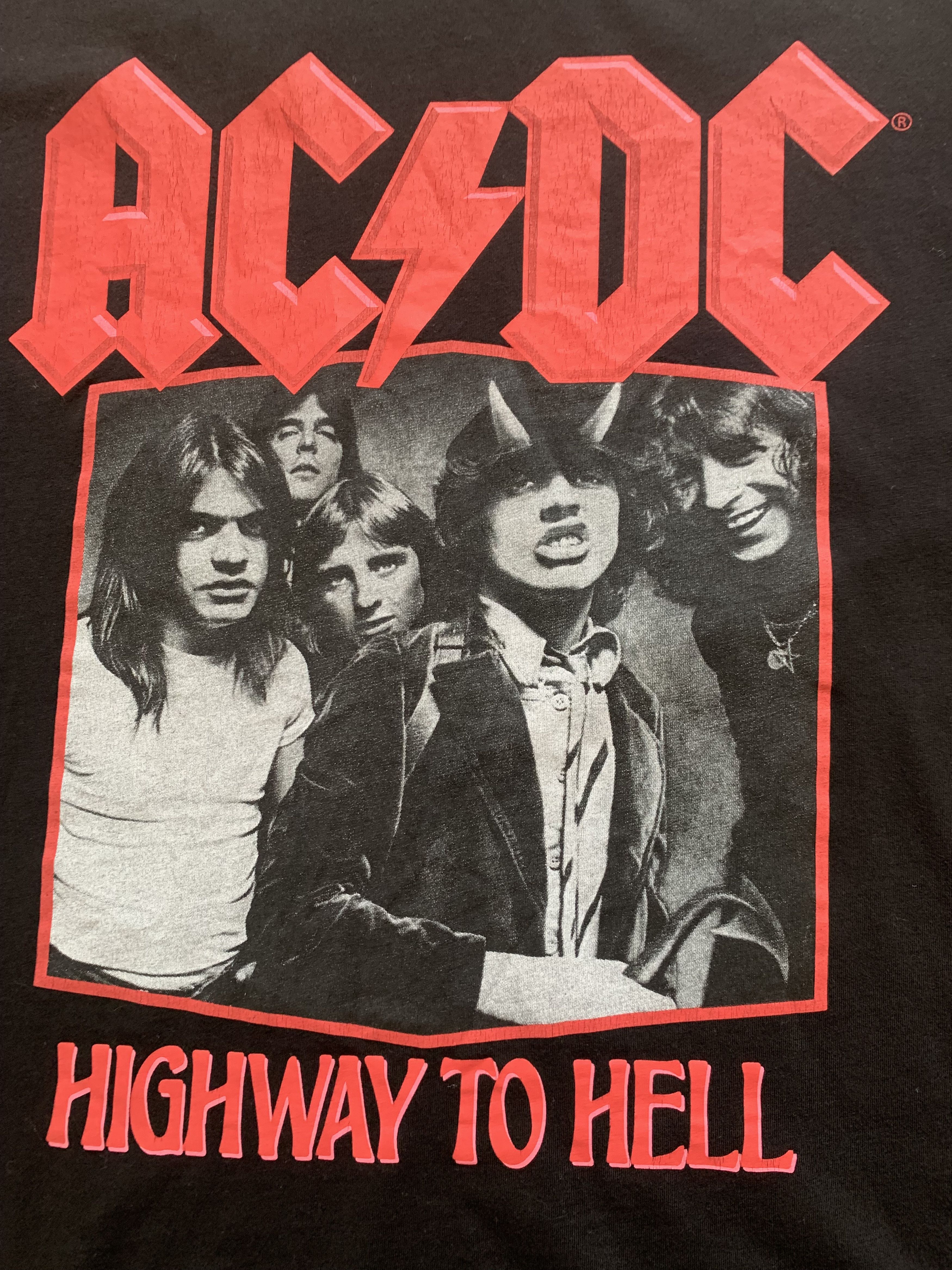 AC/DC × Band Tees Mens AC/DC Highway to Hell Printed T Shirt 2021 Size US XL / EU 56 / 4 - 5 Thumbnail