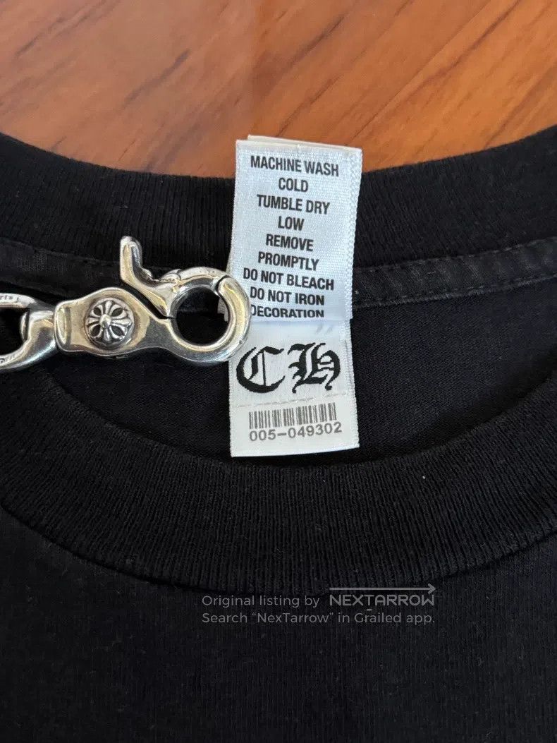 Chrome Hearts CHROME HEARTS Size M Red scroll full of cross flower big sw Size US M / EU 48-50 / 2 - 9 Thumbnail