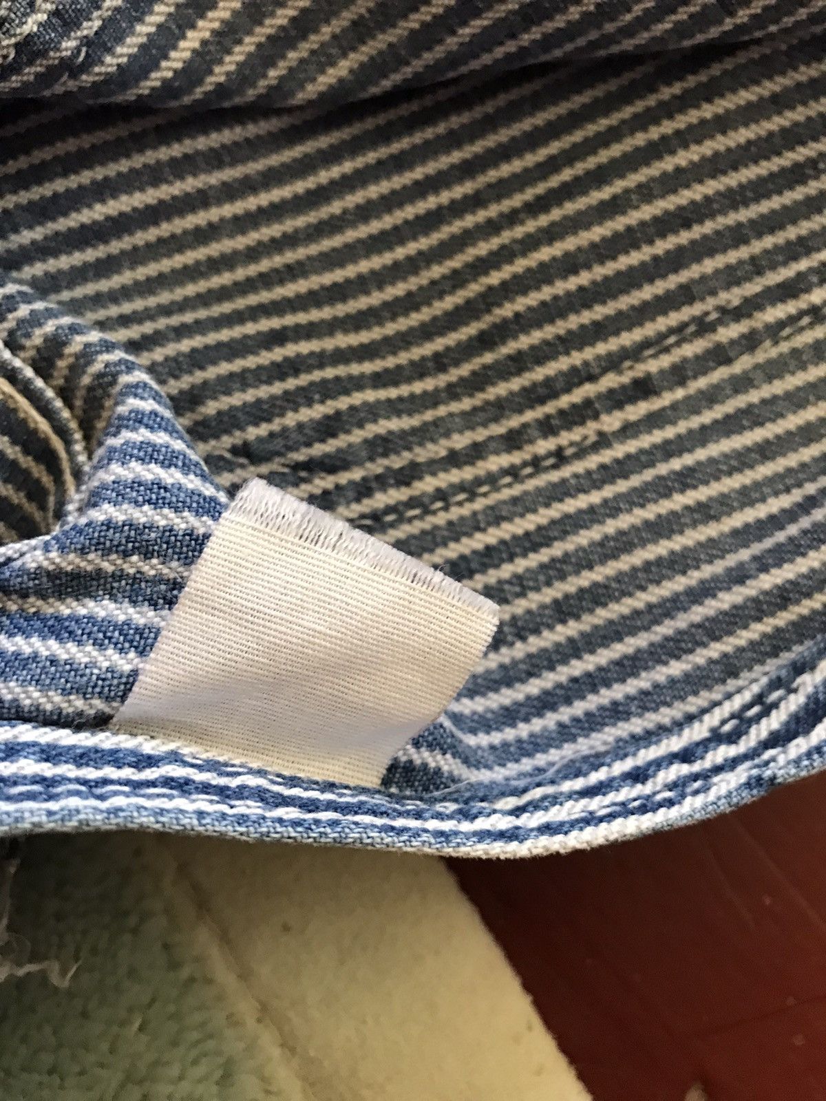 Lee × Vintage Vintage Lee Overall/Jumpsuit Hickory Stripe Size US 32 / EU 48 - 13 Thumbnail