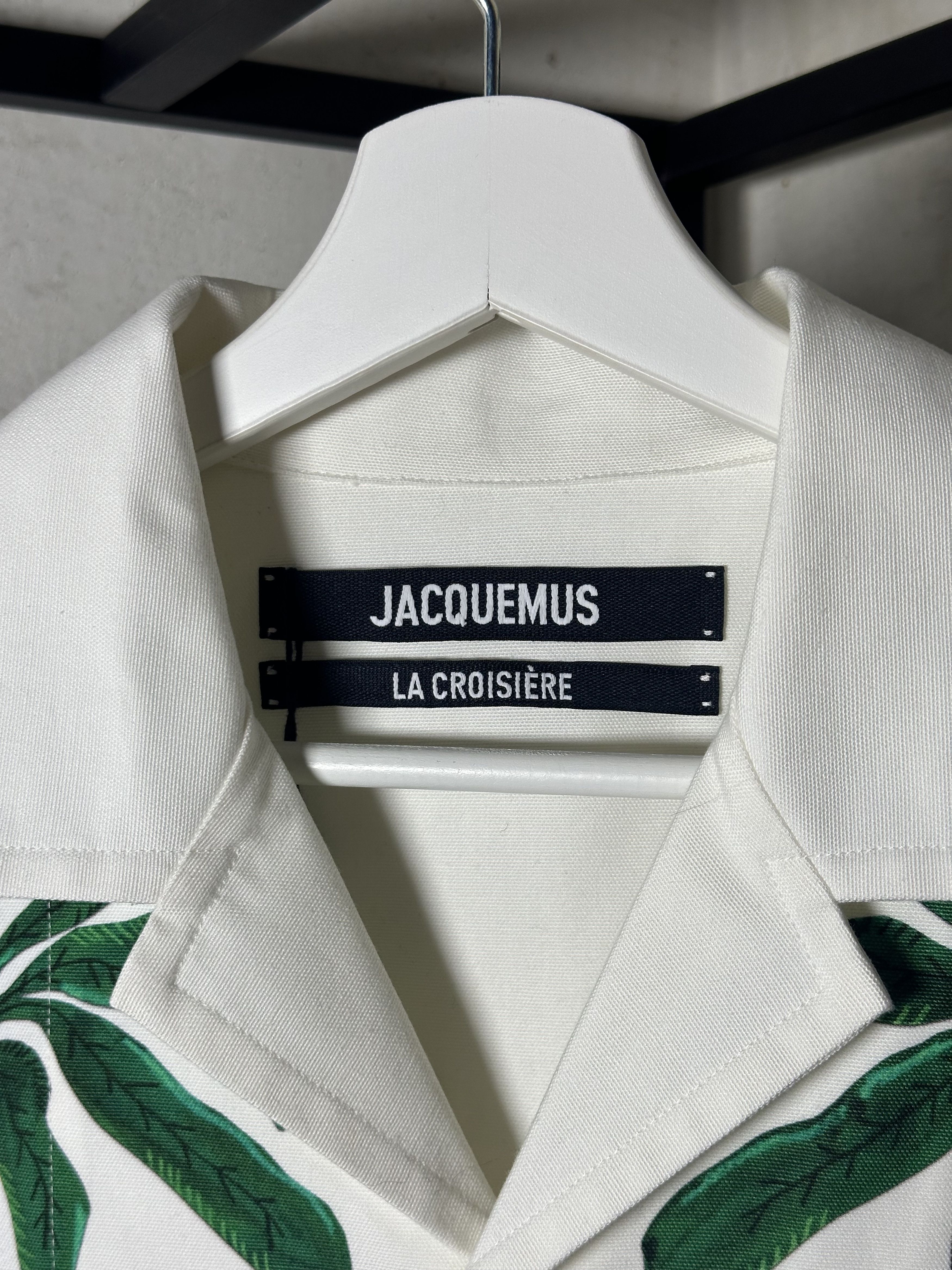 Jacquemus Jacquemus La Chemise Jean Printed Canvas Shirt Size US M / EU 48-50 / 2 - 4 Thumbnail