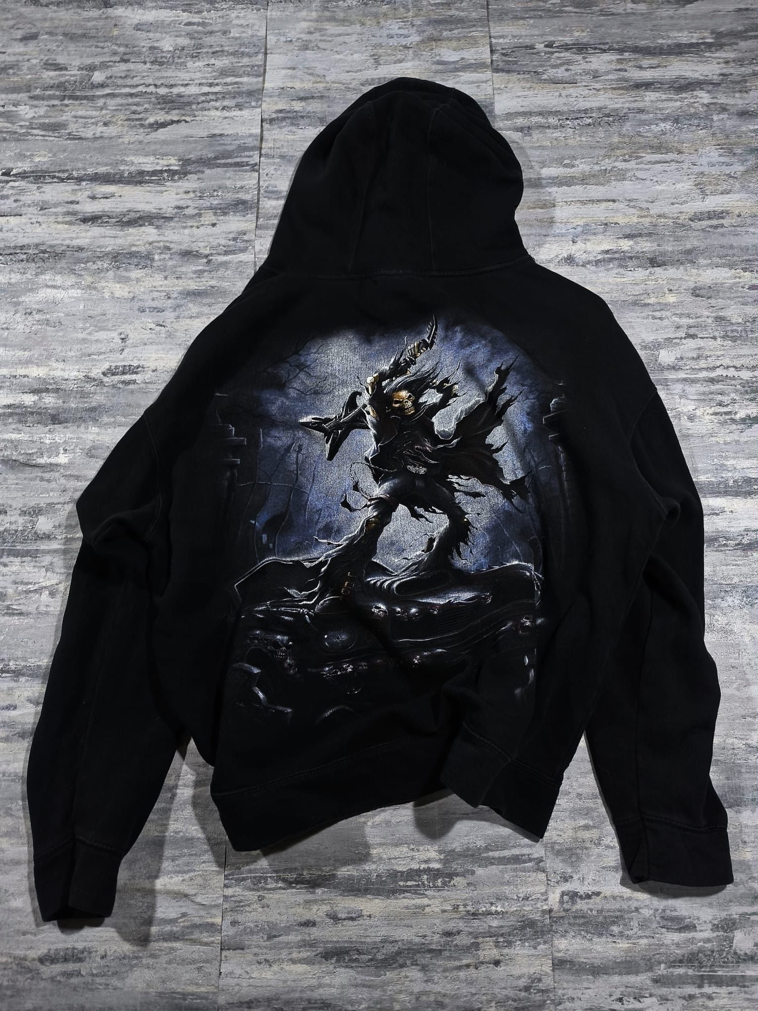 Vintage spiral xl metal hoodie Size US XXL / EU 58 / 5 - 2 Thumbnail