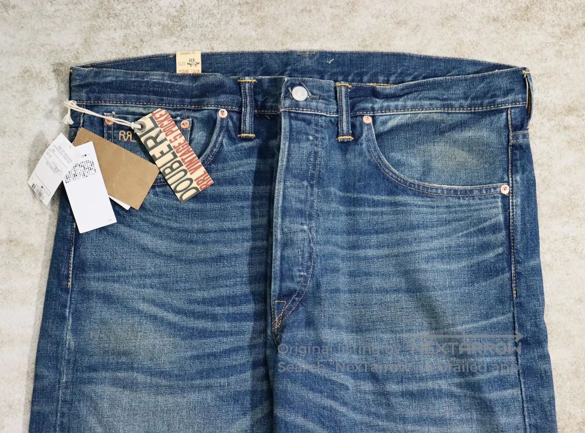 RRL Ralph Lauren RRL Ralph Lauren Vintage 5 Pocket Jeans. Size US 36 / EU 52 - 6 Thumbnail