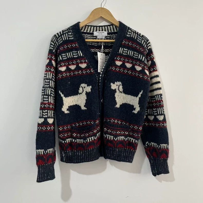 Thom Browne Thom Browne A sweater cardigan Size US XL / EU 56 / 4 - 1 Thumbnail